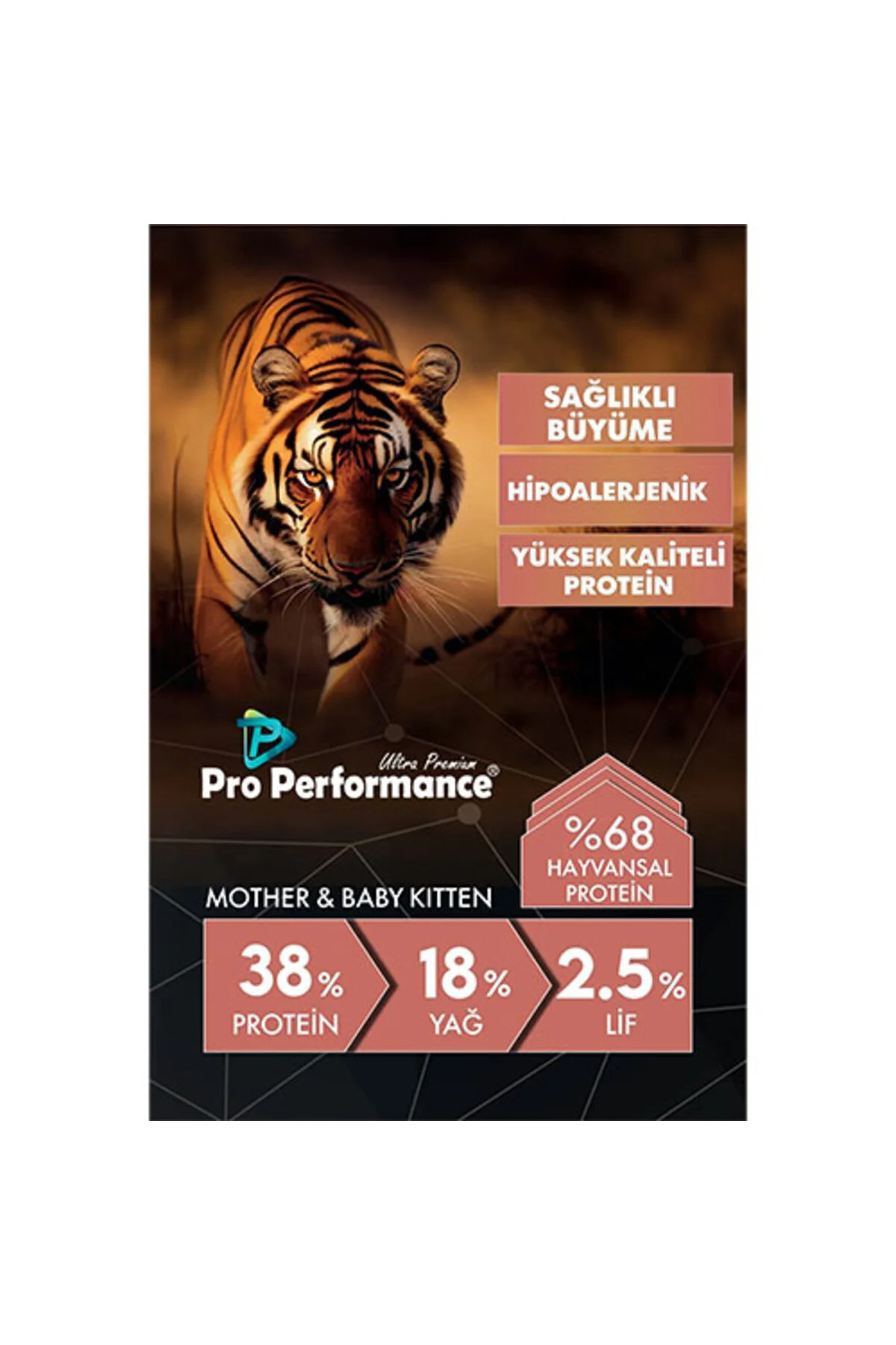 Mother Baby Kitten Somonlu ve Pirinçli Anne Yavru Kedi Mamsı 2 Kg