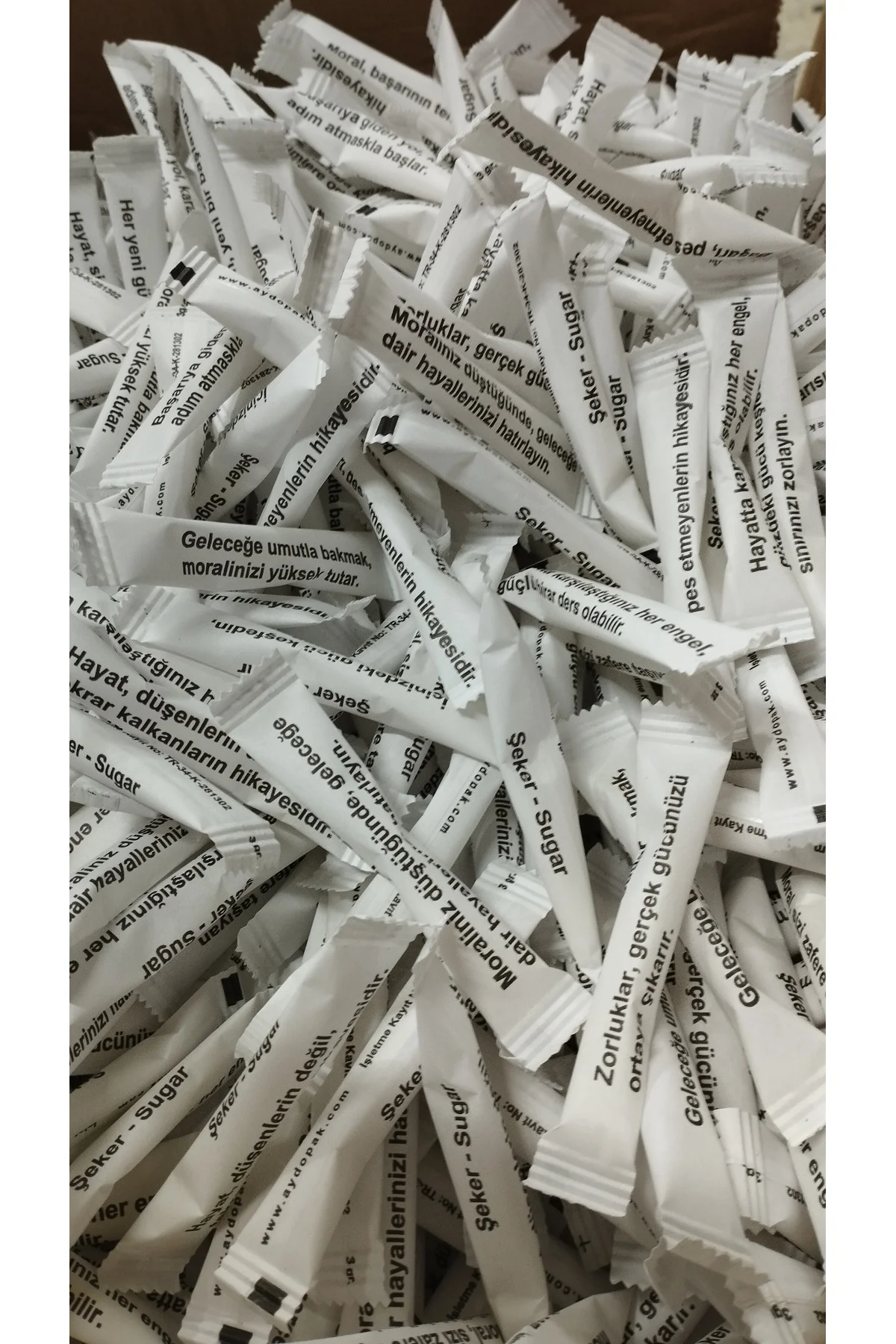 Motivasyon Sözleri Stick Şeker 3gr/ 100 adet / 300gr