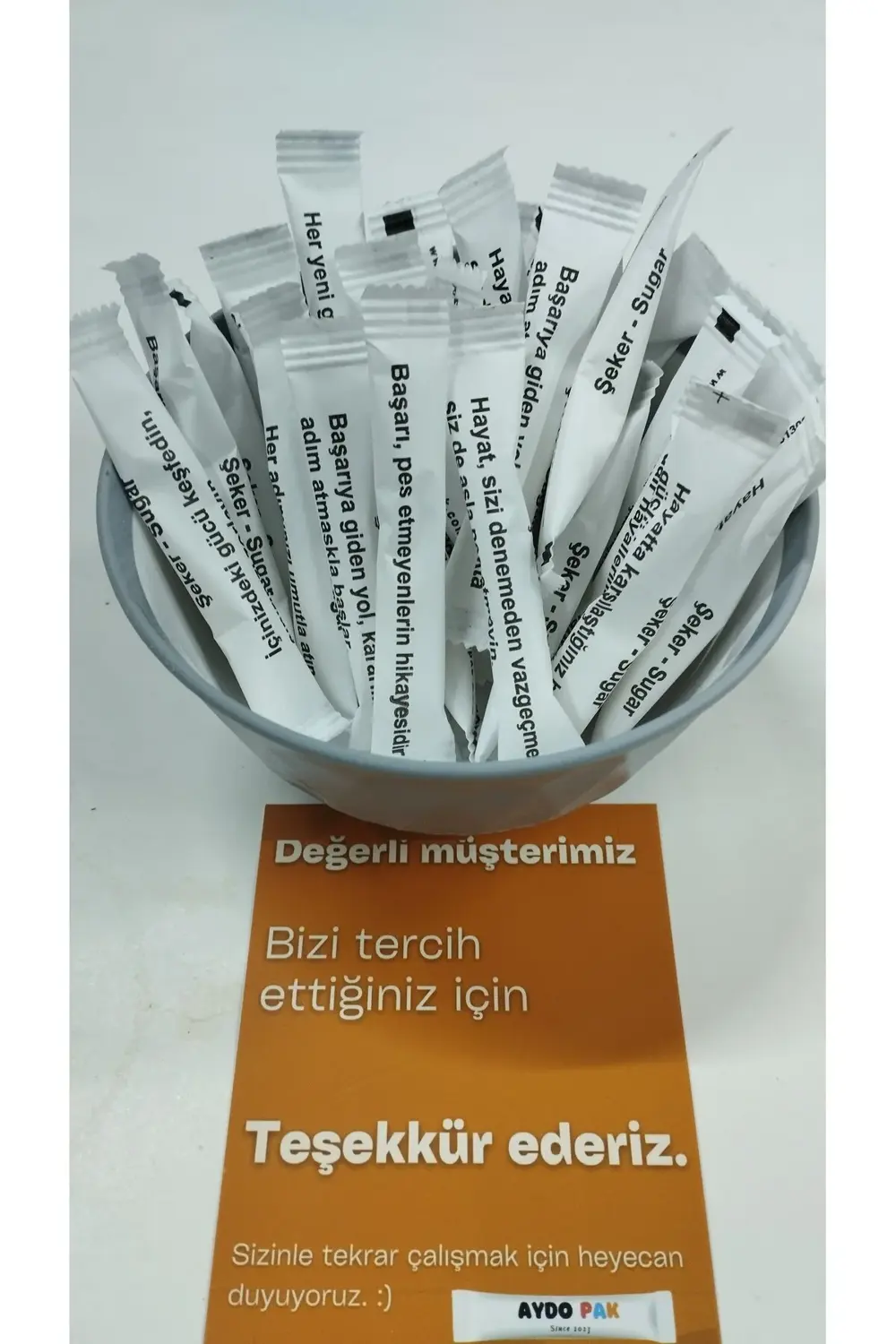 Motivasyon Sözleri Stick Şeker 3gr/ 100 adet / 300gr