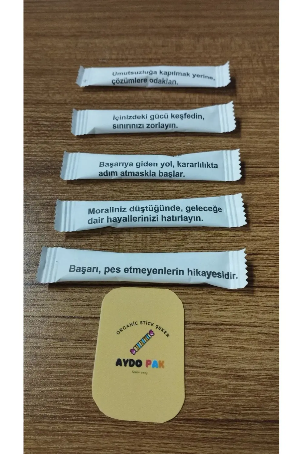 Motivasyon Sözleri Stick Şeker 3gr/ 500 adet