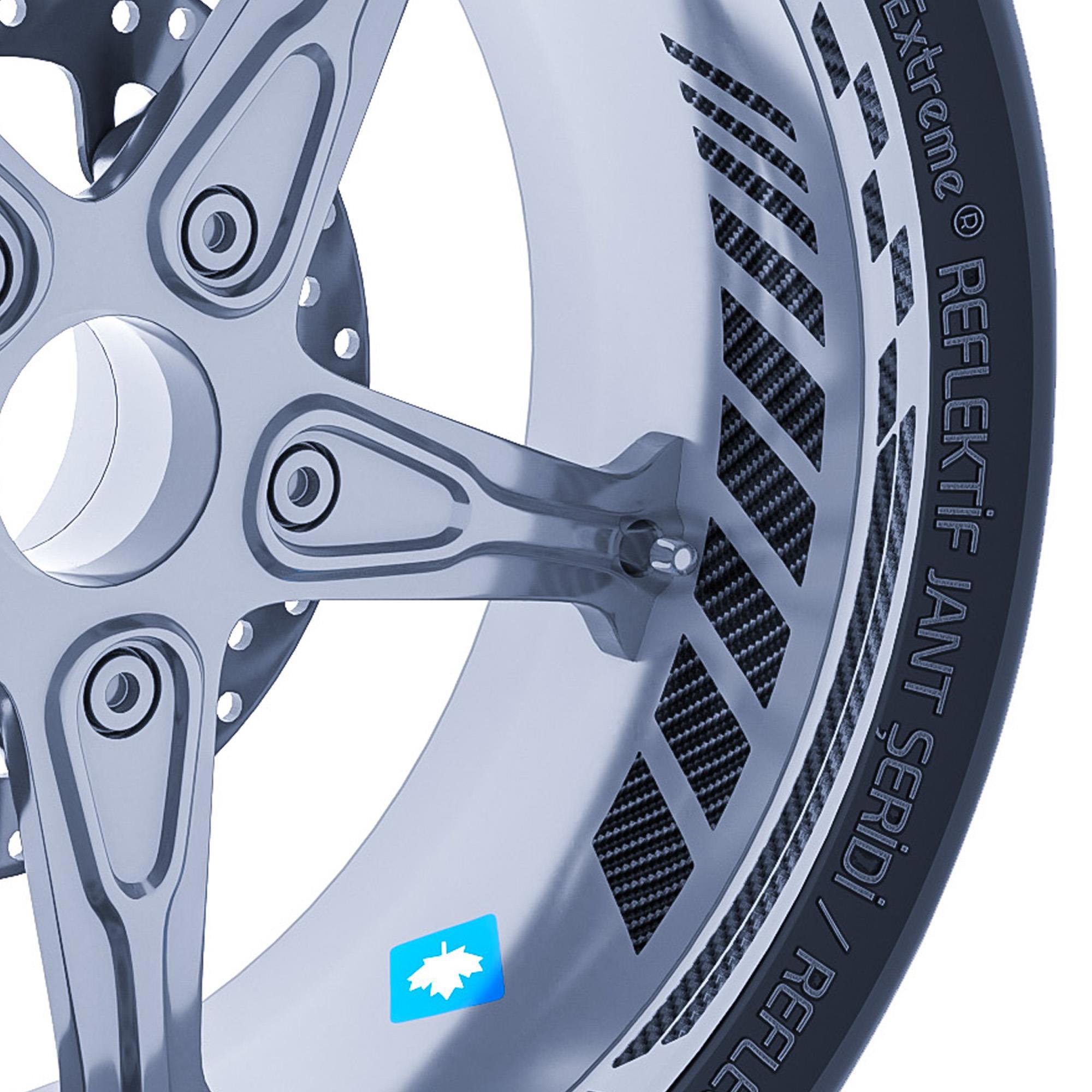 Moto GP İç Dış Jant Şeridi Takım Sticker Reflektif, Floresan, Öze