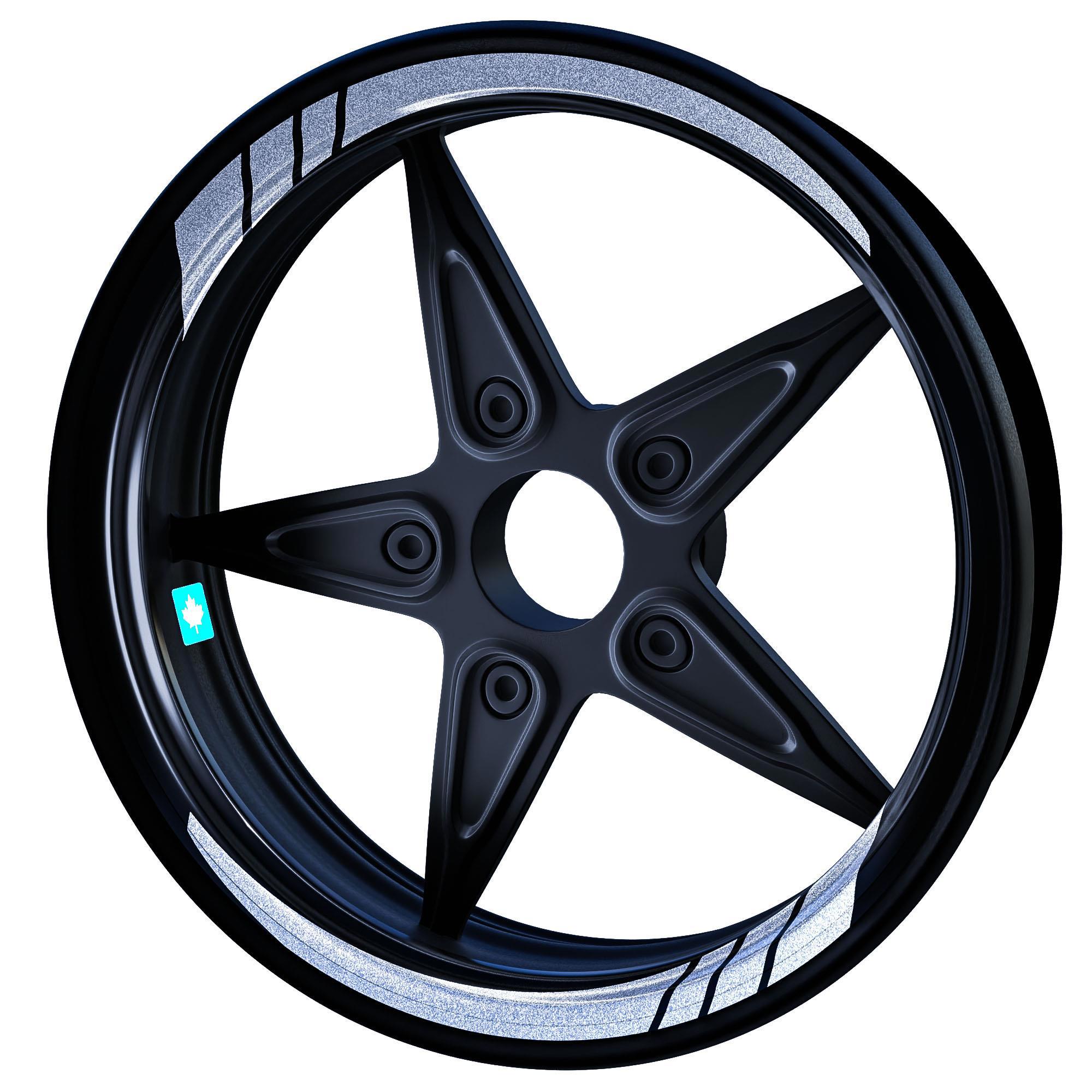 Moto GP İç Jant Şeridi Sticker Reflektif, Floresan, Özel Renkler 