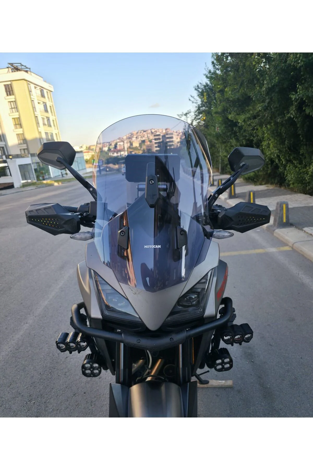 Moto Morini X-Cape 650 Ön Cam 2019-2026 Model 48cm Füme Renkli 4mm UZUN