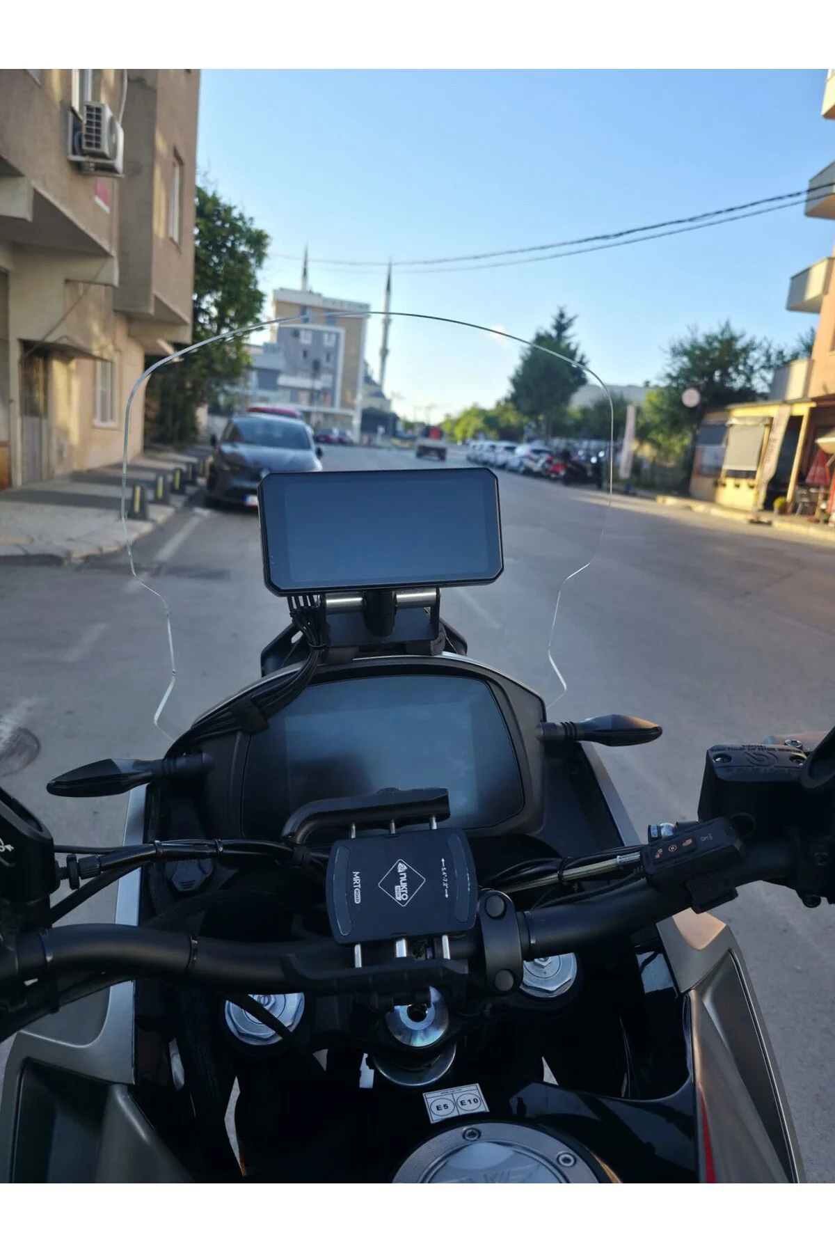 Moto Morini X-Cape 650 Ön Cam 2019-2026 Model 48cm Şeffaf Renkli 4mm UZUN