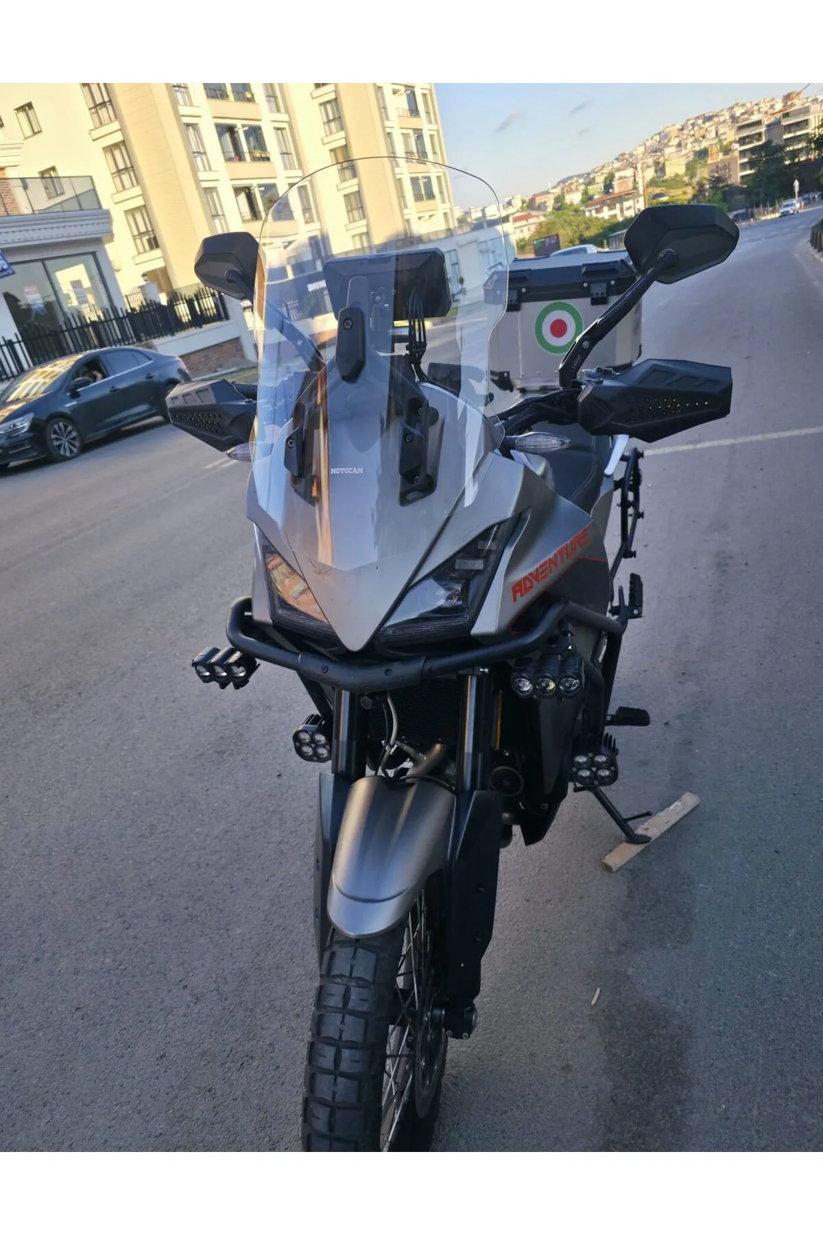 Moto Morini X-Cape 650 Ön Cam 2019-2026 Model 48cm Şeffaf Renkli 4mm UZUN