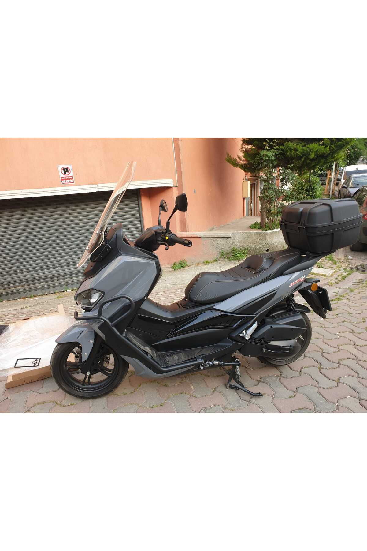 Motocam  Küba Novax 200 Siperlik Ön Cam 2023-2025 Model 65Cm Şeffa