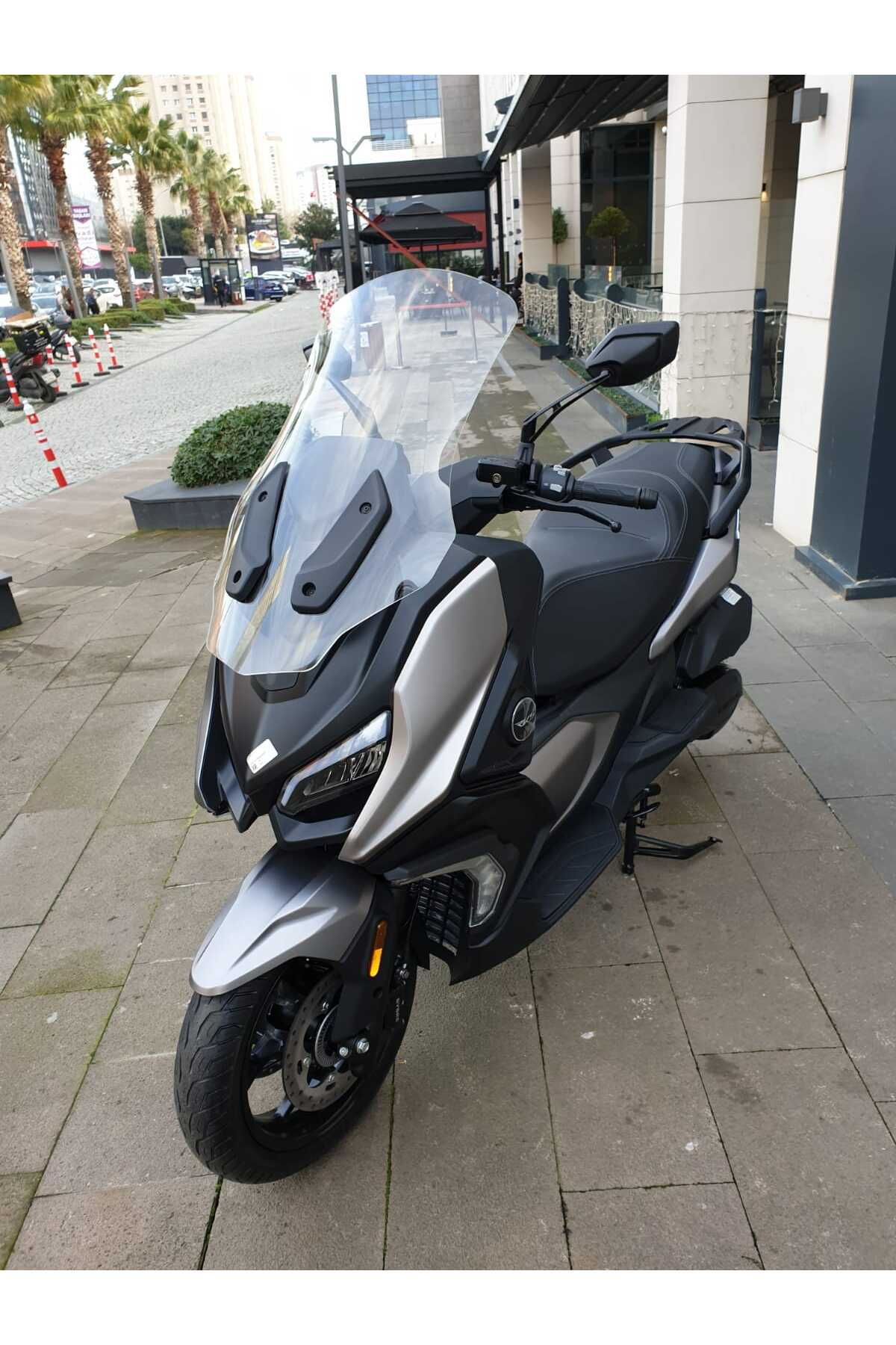 Motocam  Rks Fort 250 Siperlik Ön Cam 2023-2025 Model 74Cm Şeffaf 