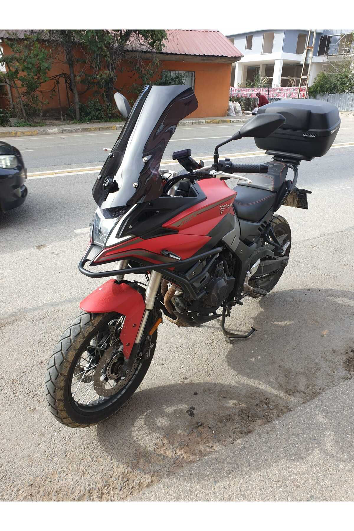 Motocam  Voge Ds 500 Siperlik Ön Cam 2021-2025 Model 55Cm Siyah Re