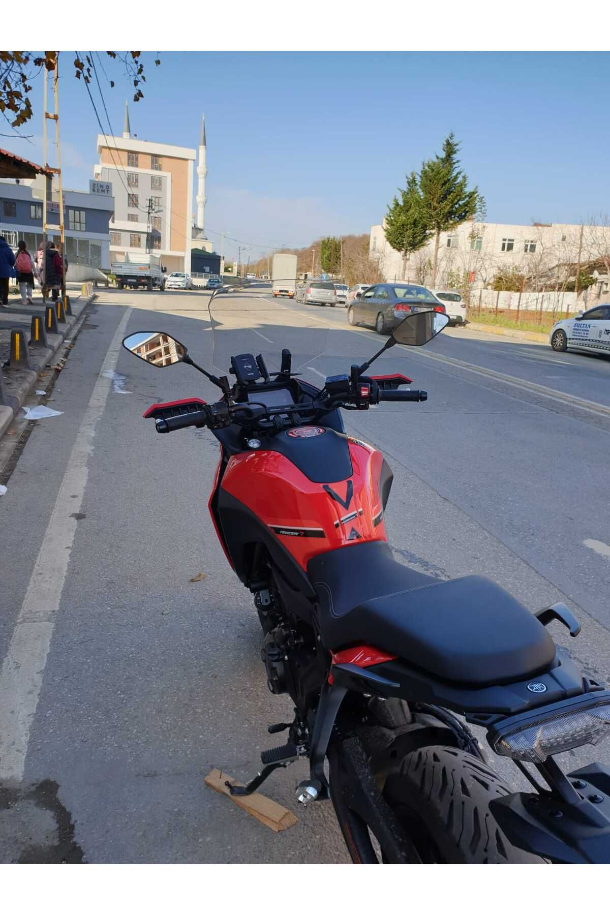 Motocam  Yamaha Tracer 700 Siperlik Ön Cam 2021-2025 Model 59Cm Şe