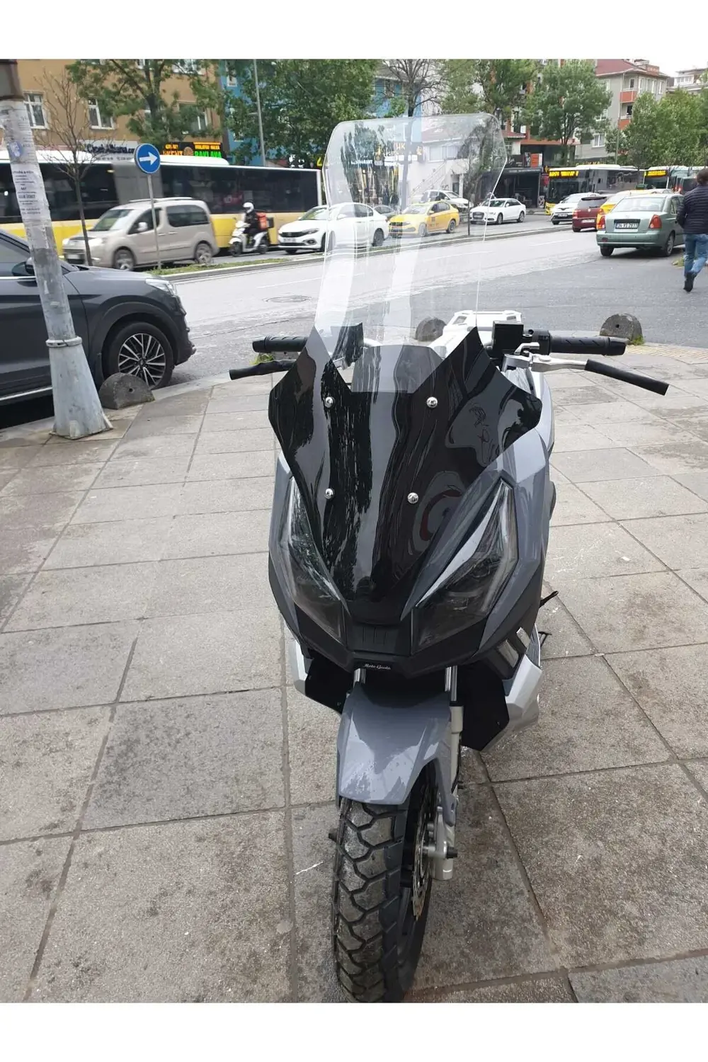 MotoGusto Dream 150 Ön Cam 2023 2024 Model 78cm şeffaf Renkli 4mm