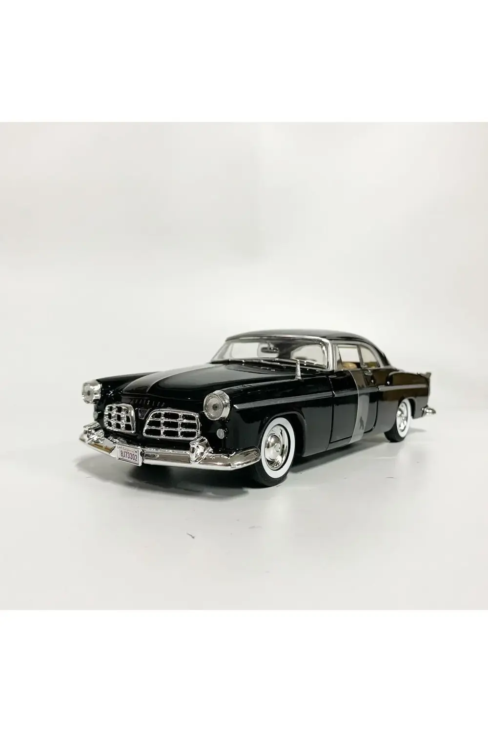 Motomax Siyah 1955 Chrysler C300 1/24 Die Cast Model Araç