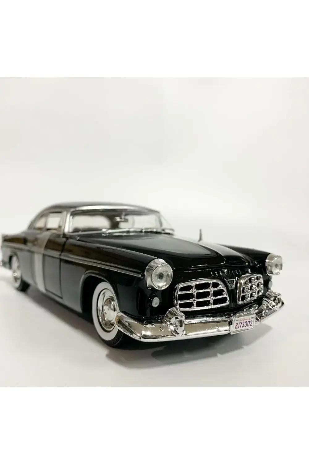Motomax Siyah 1955 Chrysler C300 1/24 Die Cast Model Araç