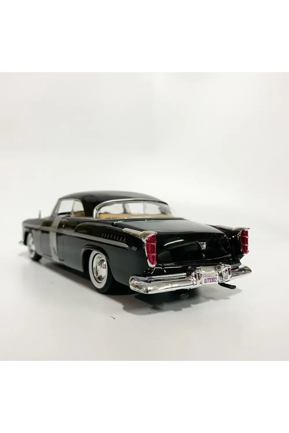 Motomax Siyah 1955 Chrysler C300 1/24 Die Cast Model Araç