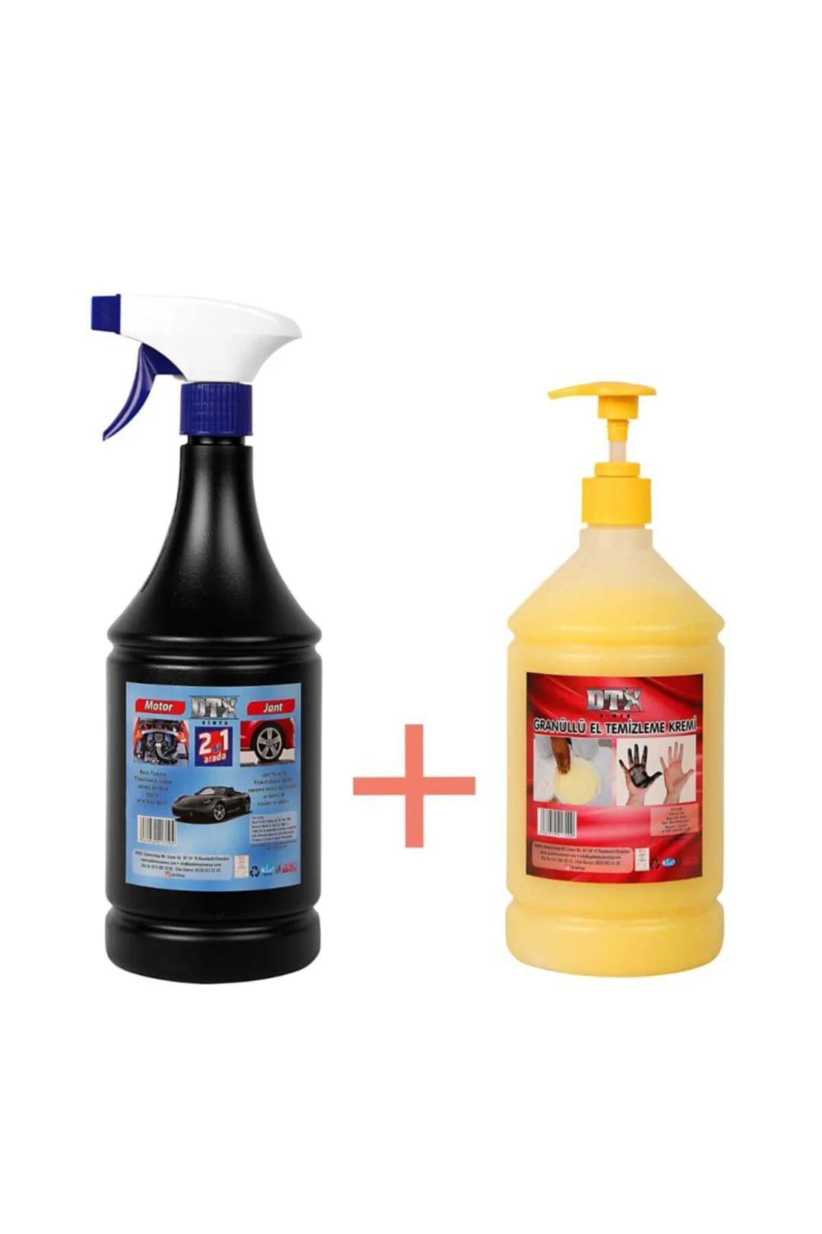 Motor Jant Temizleme Ilacı Konsantre 1/5 2'si 1 Arada 1 Lt & Gran