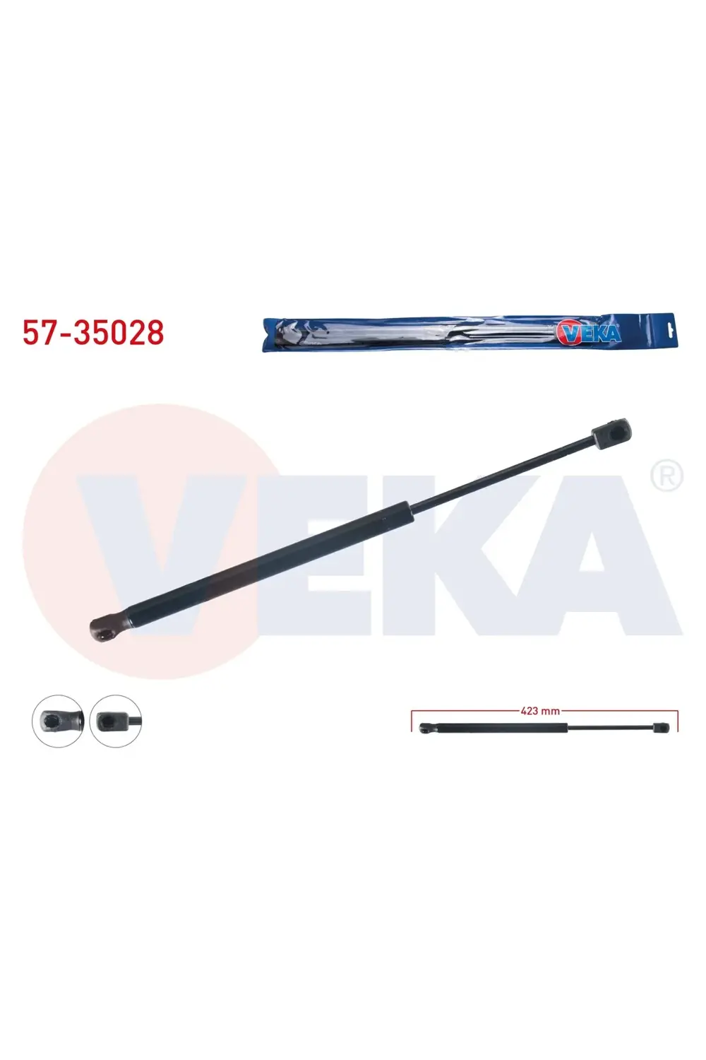 MOTOR KAPUT AMORTISORU 423mm/570N RENAULT CLIO IV 2012-