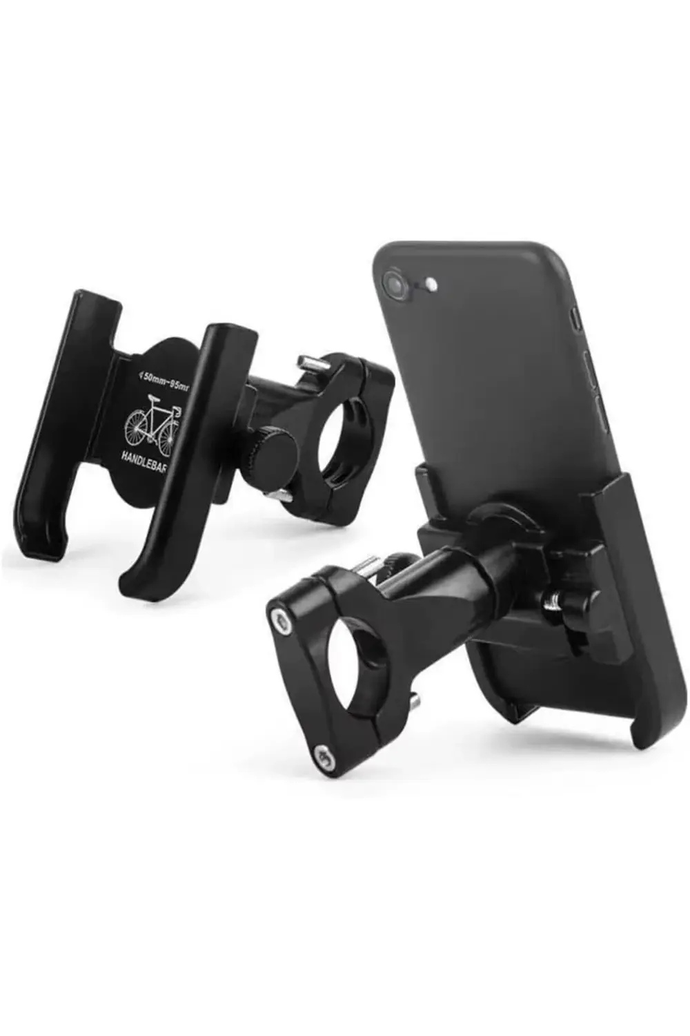 Motor Motosiklet ve Bisiklet Telefon Tutucu Tamamı Alüminyum Meta