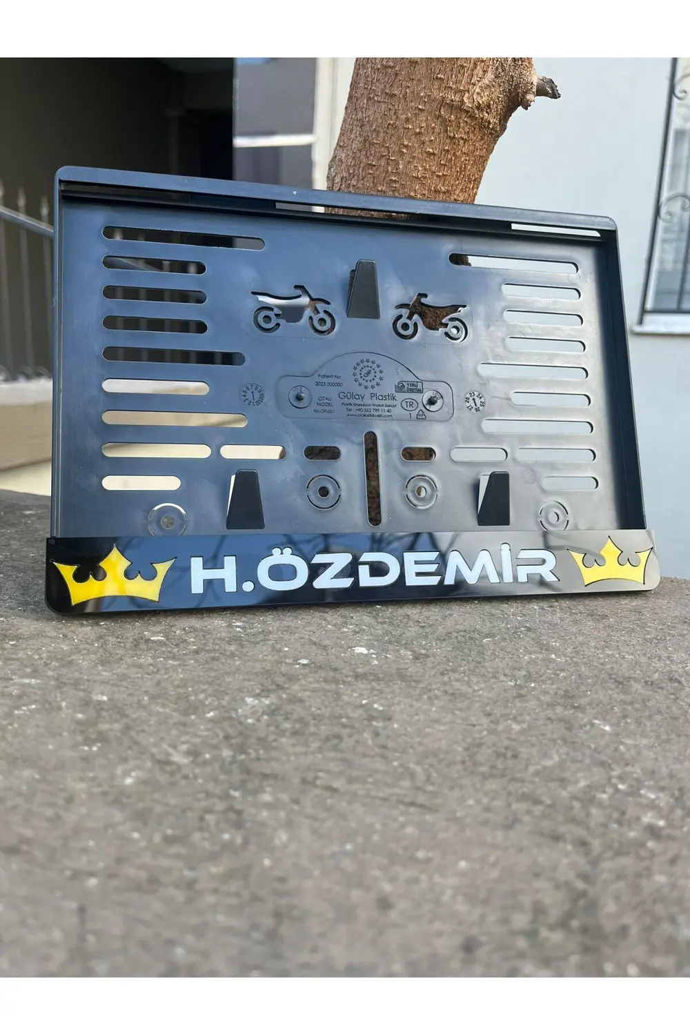 Motor Plakalık Isimli Kişiye Özel Lazer Kesim Takmatik Pleksi ( 1
