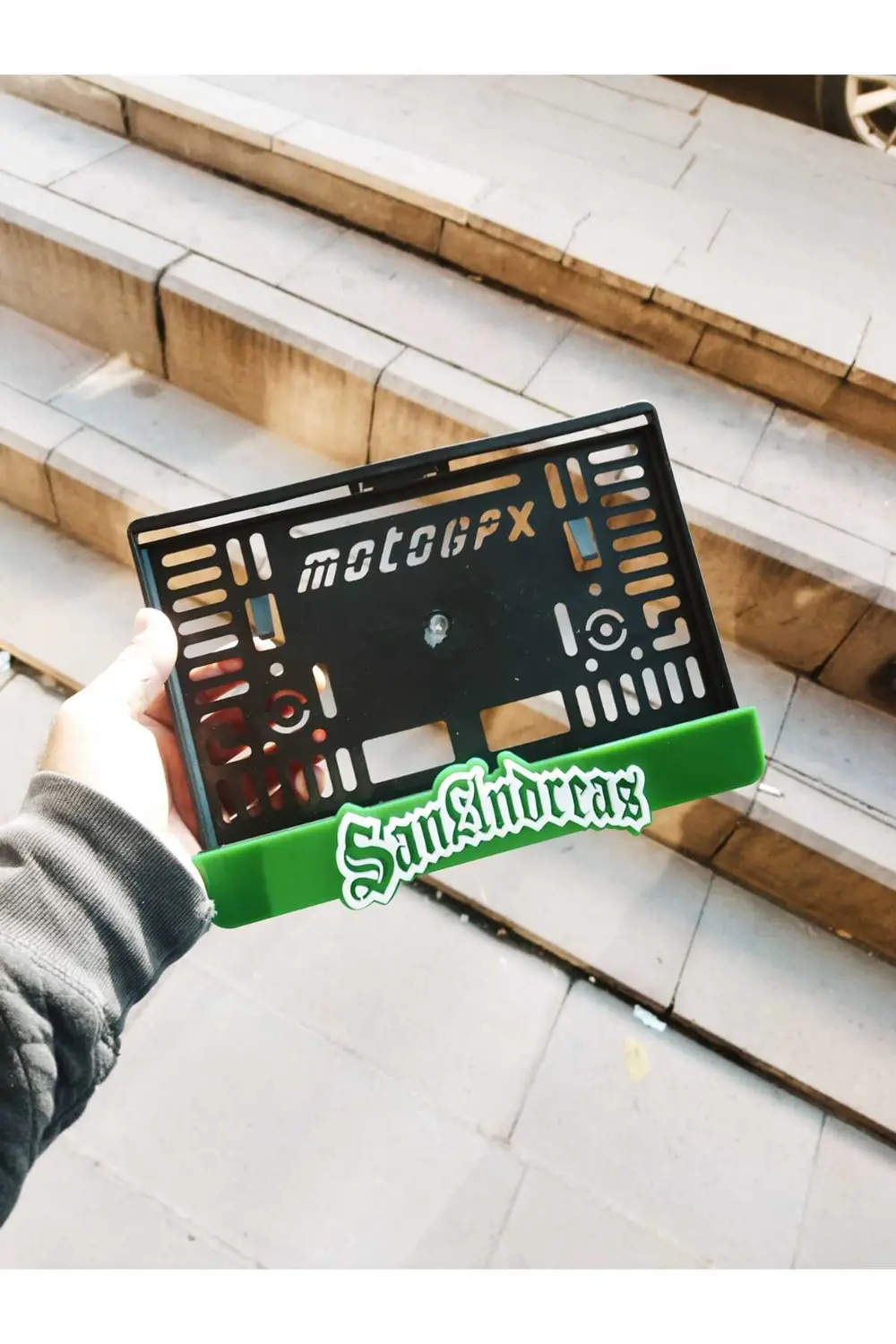 Motor Plakalık Lazer Kesim Pleksi 3d Kabartma / San Andreas