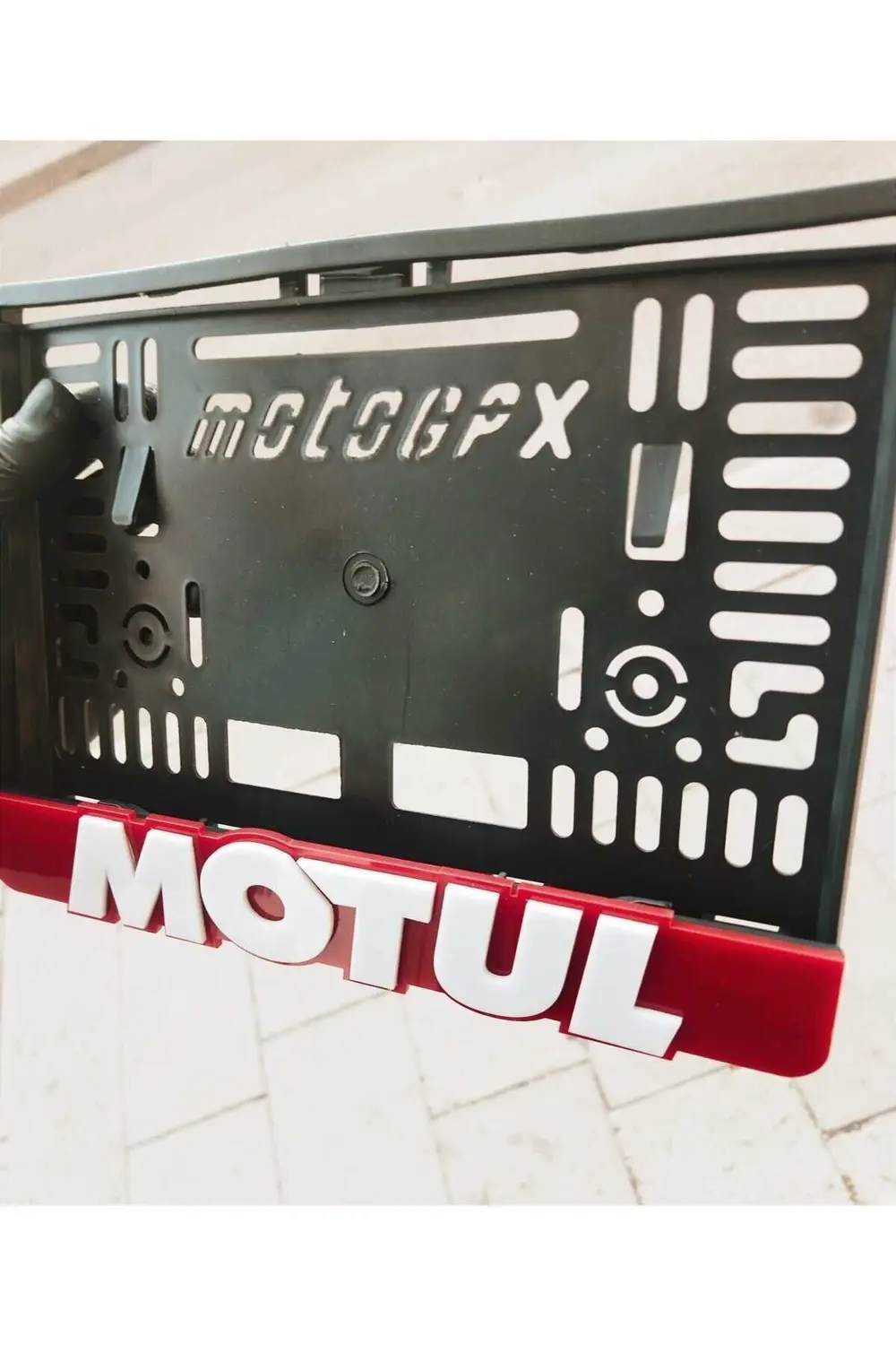 MOTOR PLAKALIK MOTUL TAKMATİK PLEKSİ 3D KABARTMA KİŞİYE ÖZEL LAZE