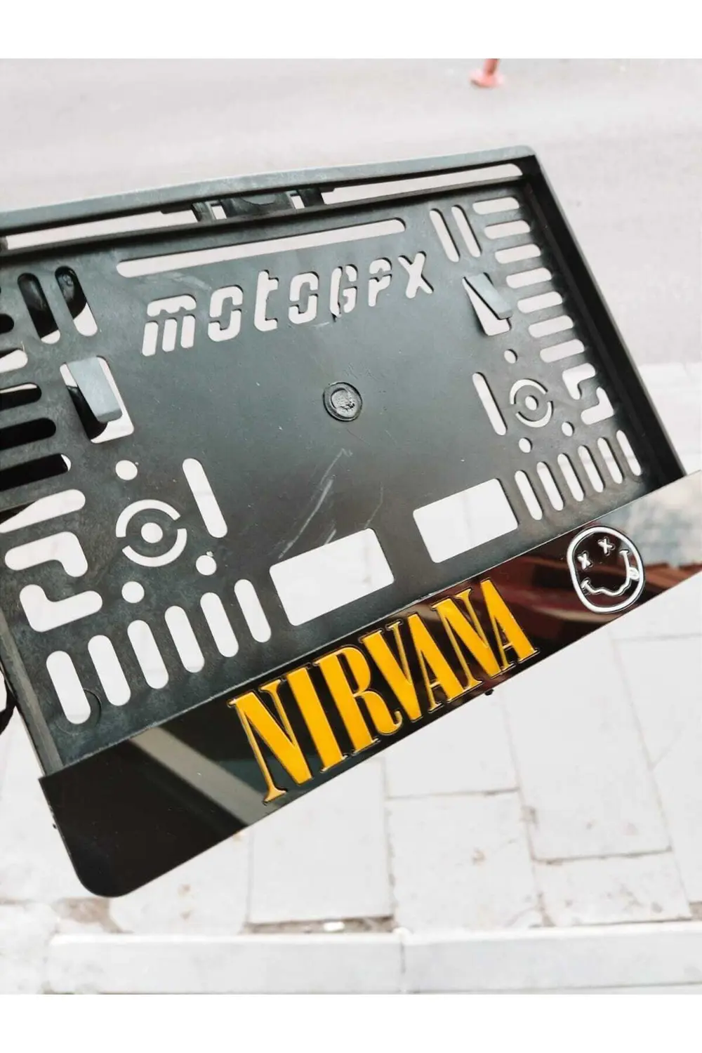Motor Plakalık ' Nırvana ' Takmatik Lazer Kesim Pleksi ( 1 Adet )