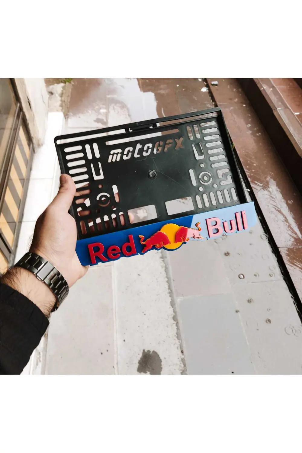 Motor Plakalık Red Bull Takmatik Pleksi 3d Kabartma Lazer Kesim U