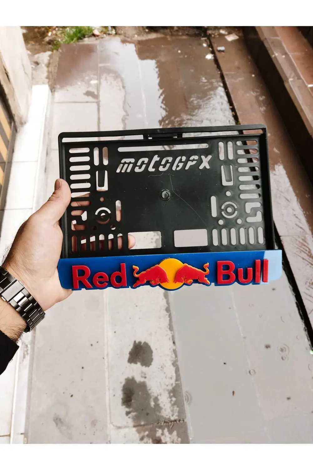 Motor Plakalık Red Bull Takmatik Pleksi 3d Kabartma Lazer Kesim U