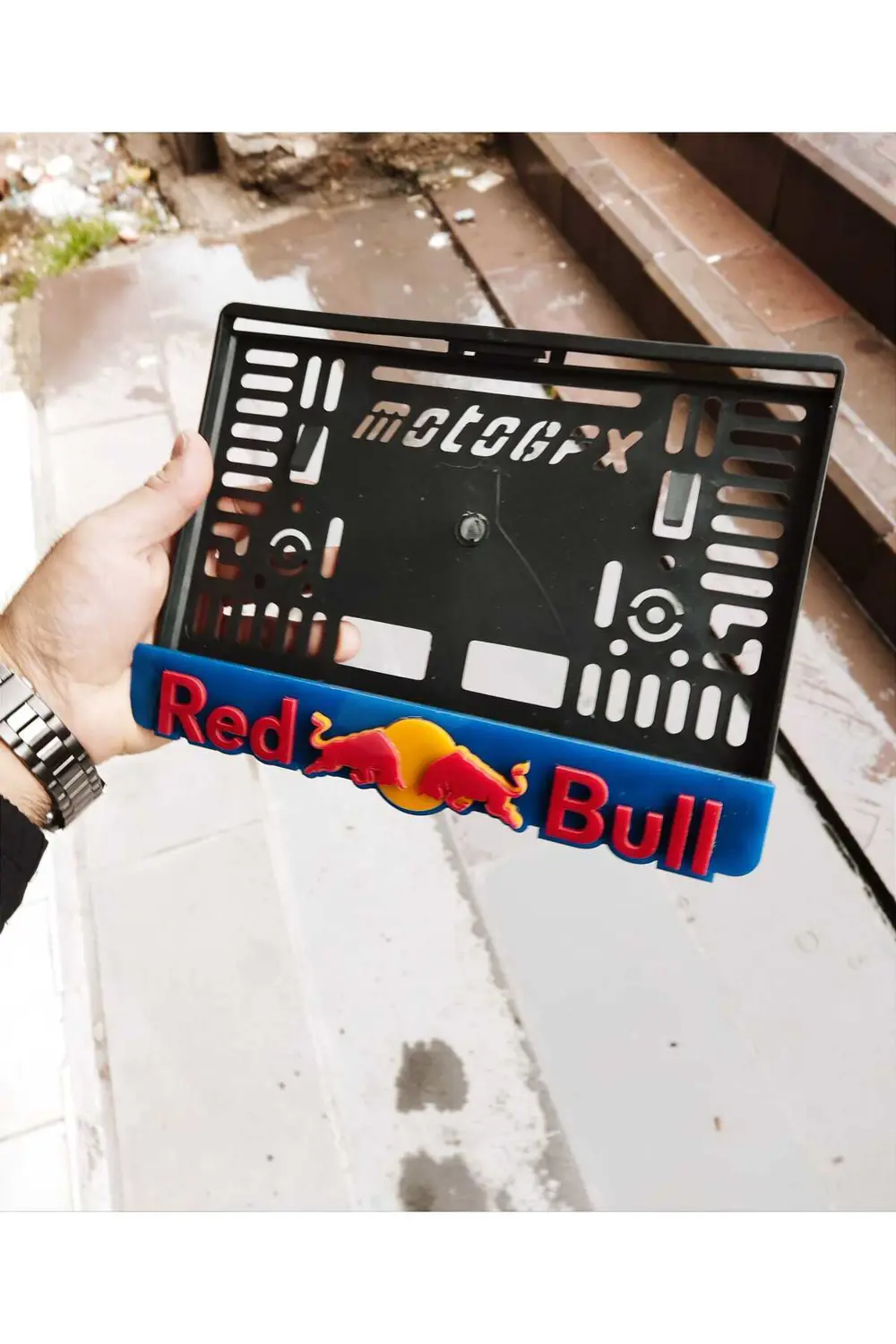Motor Plakalık Red Bull Takmatik Pleksi 3d Kabartma Lazer Kesim U