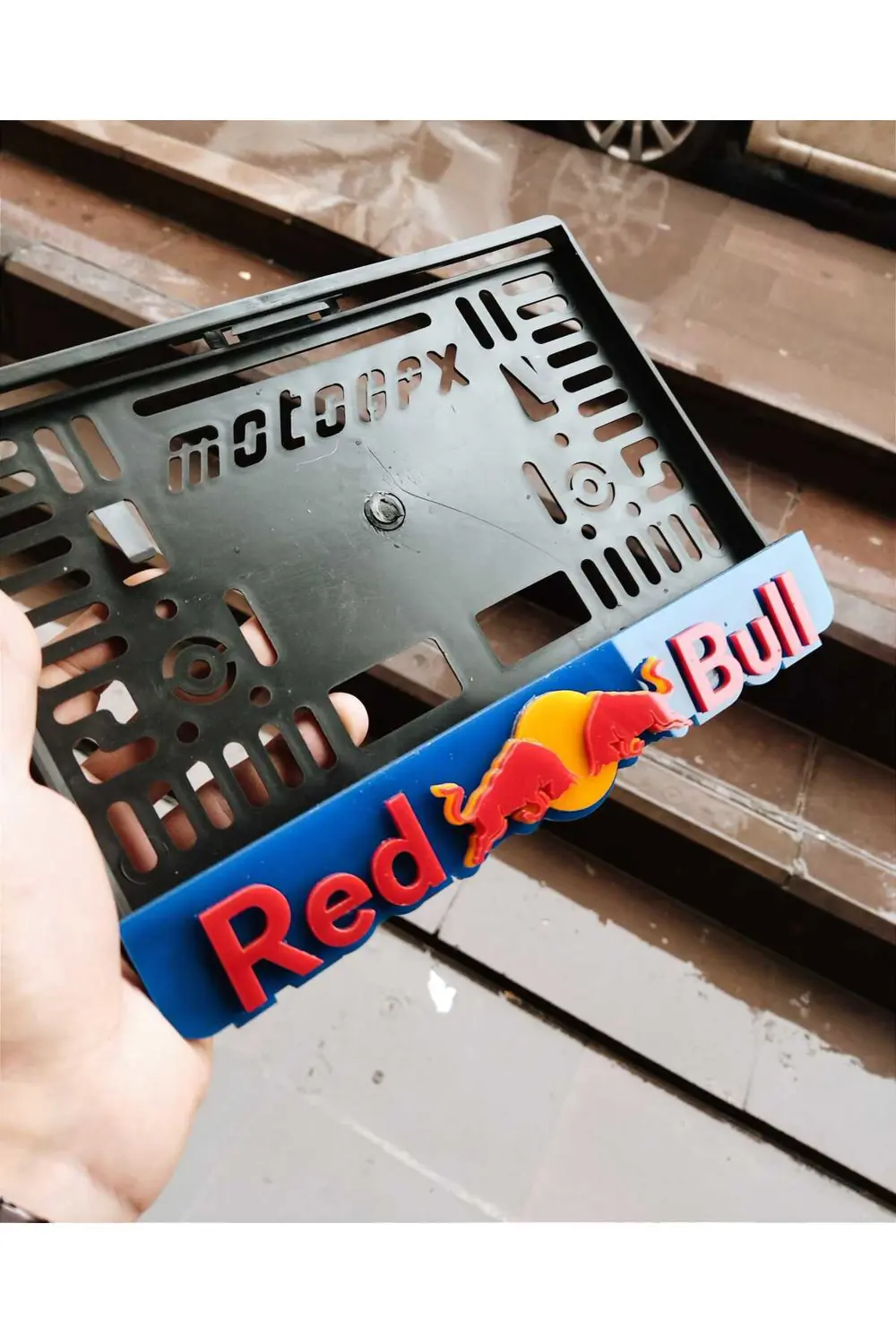 Motor Plakalık Red Bull Takmatik Pleksi 3d Kabartma Lazer Kesim U
