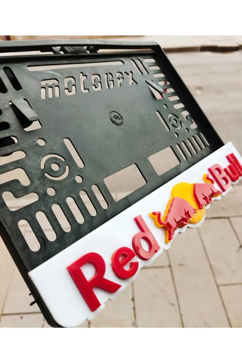 Motor Plakalık Red Bull Takmatik Pleksi 3d Kabartma Lazer Kesim U