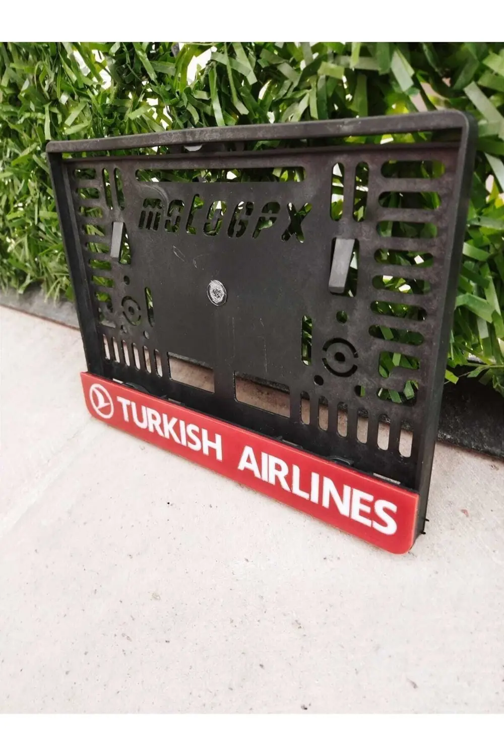 Motor Plakalık Turkısh Aırlınes Kırmızı Takmatik Lazer Kesim Plek
