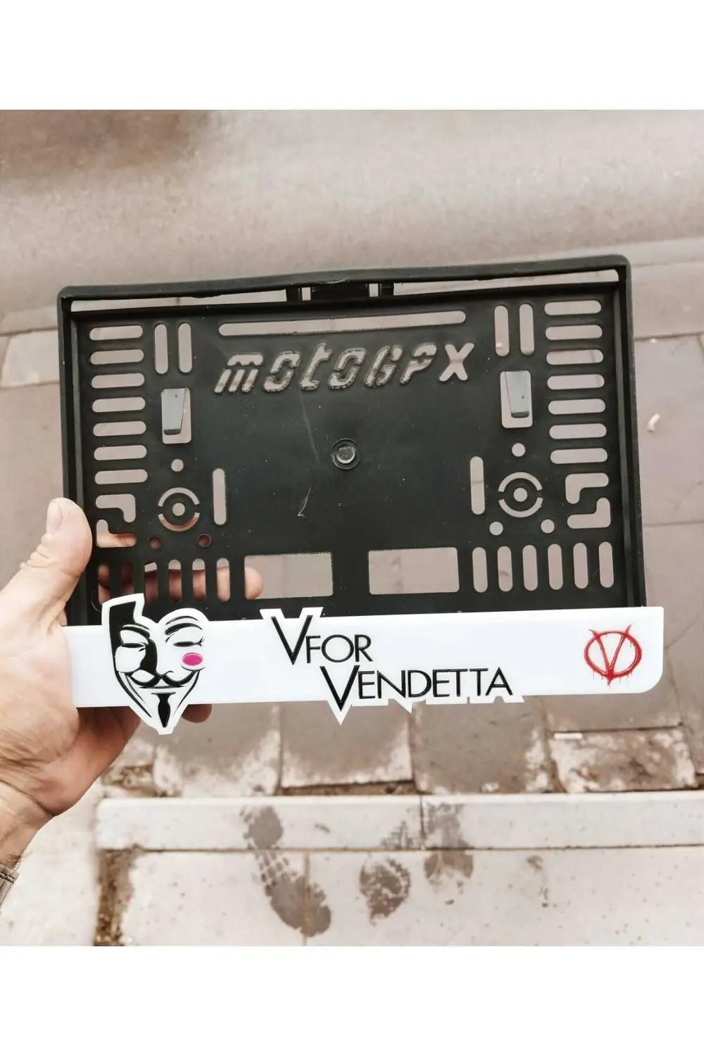 MOTOR PLAKALIK VFOR Uyumlu VENDETTA LAZER KESİM PLEKSİ