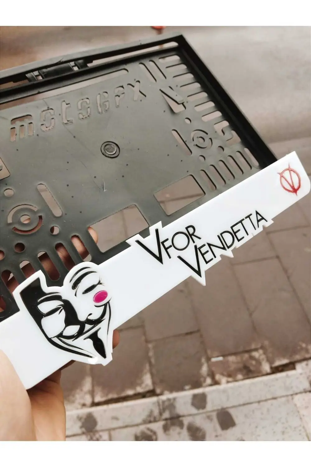 MOTOR PLAKALIK VFOR Uyumlu VENDETTA LAZER KESİM PLEKSİ