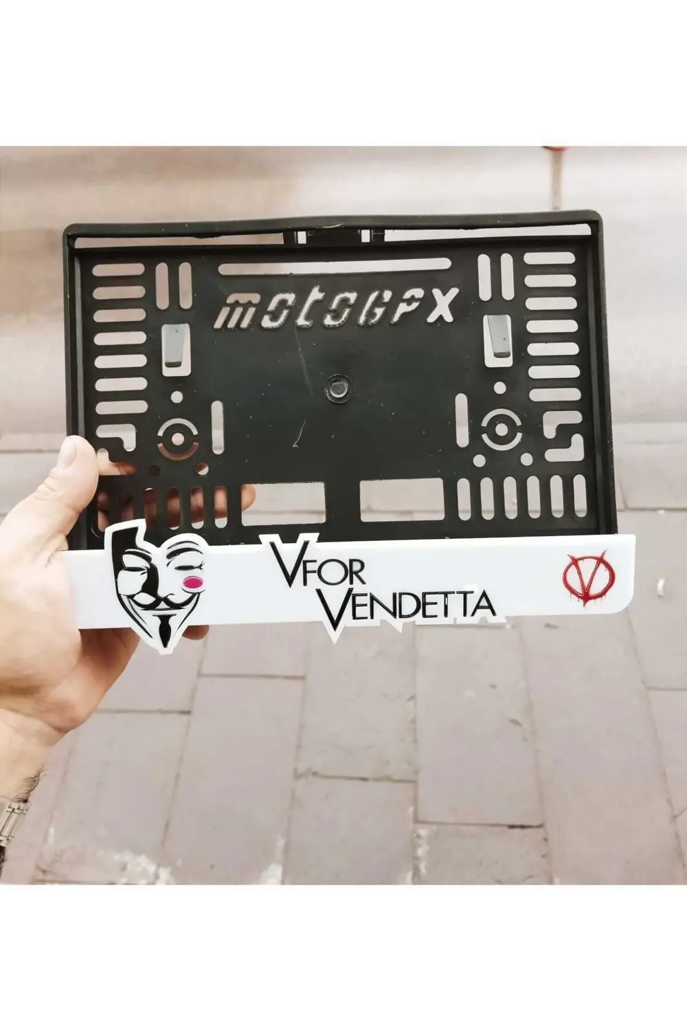 MOTOR PLAKALIK VFOR Uyumlu VENDETTA LAZER KESİM PLEKSİ