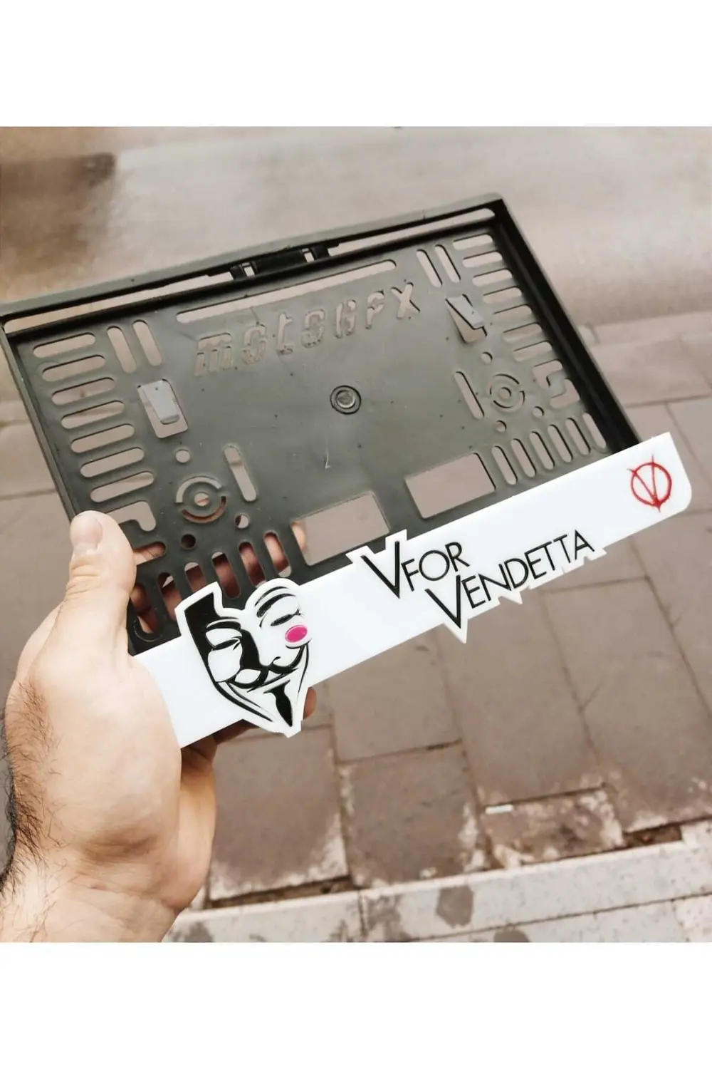 MOTOR PLAKALIK VFOR Uyumlu VENDETTA LAZER KESİM PLEKSİ