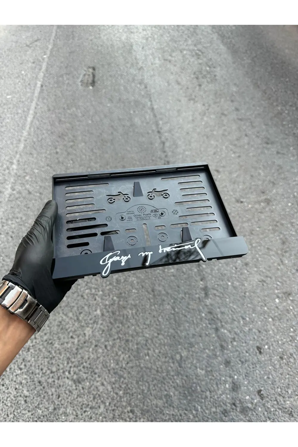 Motor Pleksi Plakalık Özel Tasarım