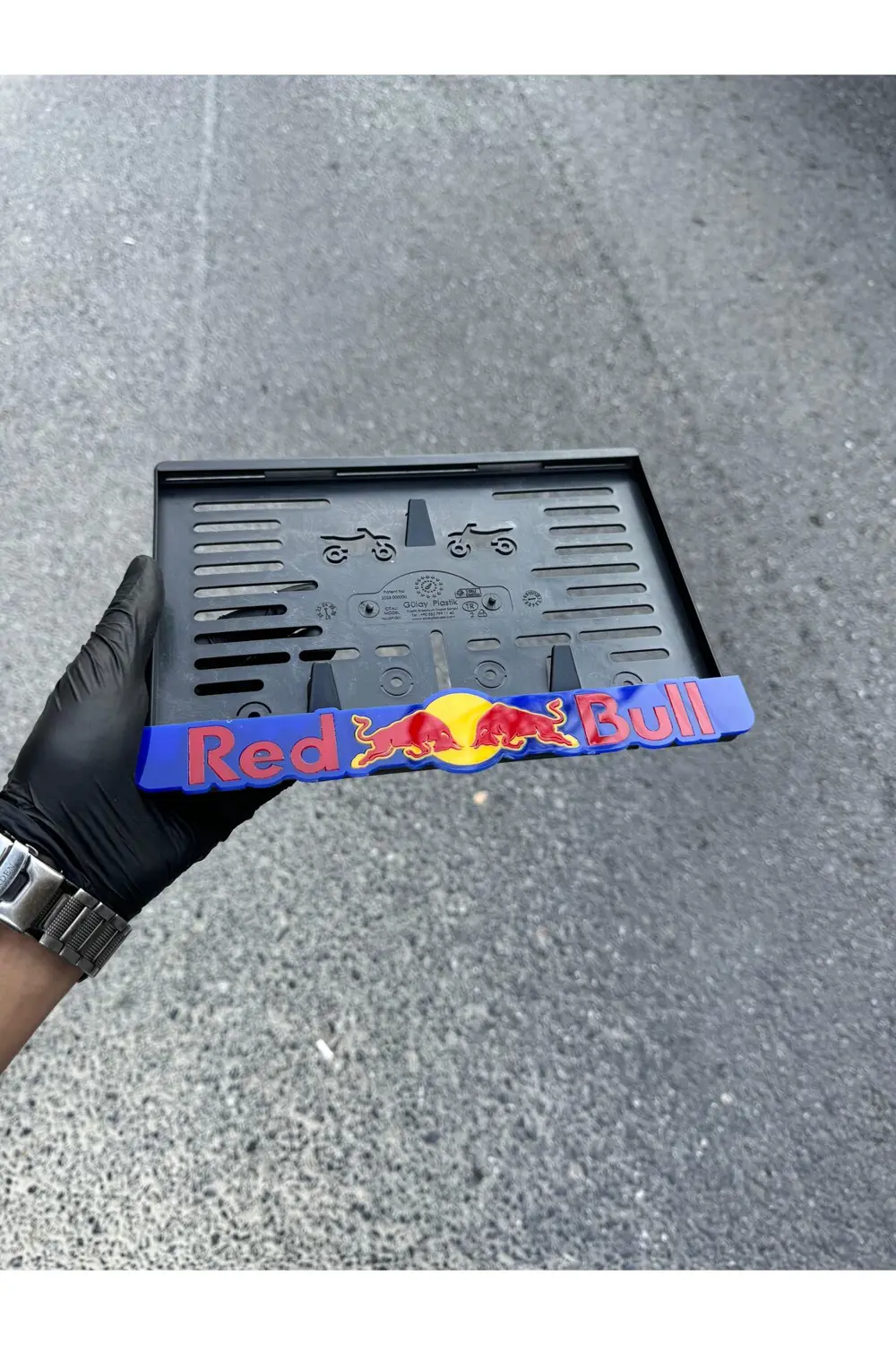 Motor Pleksi Plakalık Redbull tema Uyumlu