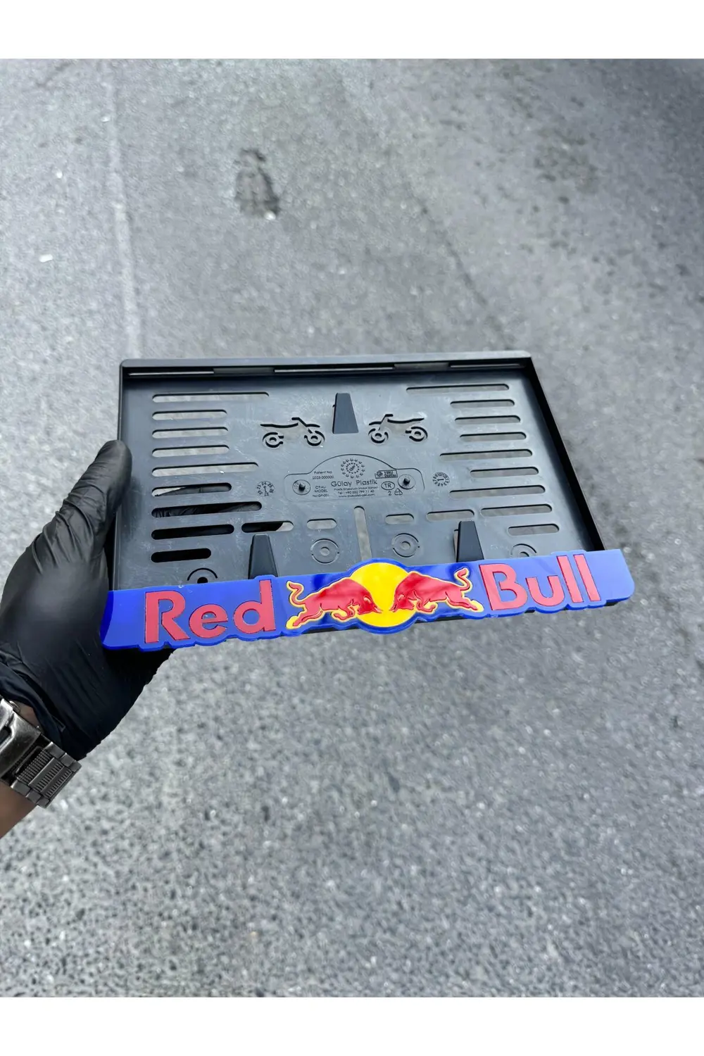 Motor Pleksi Plakalık Redbull tema Uyumlu