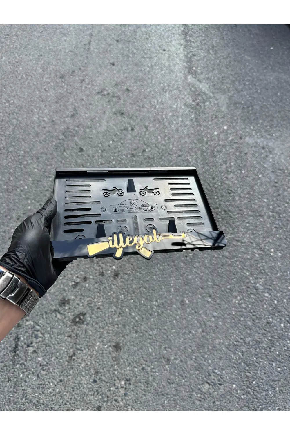 Motor Pleksi Plakalık  Uyumlu