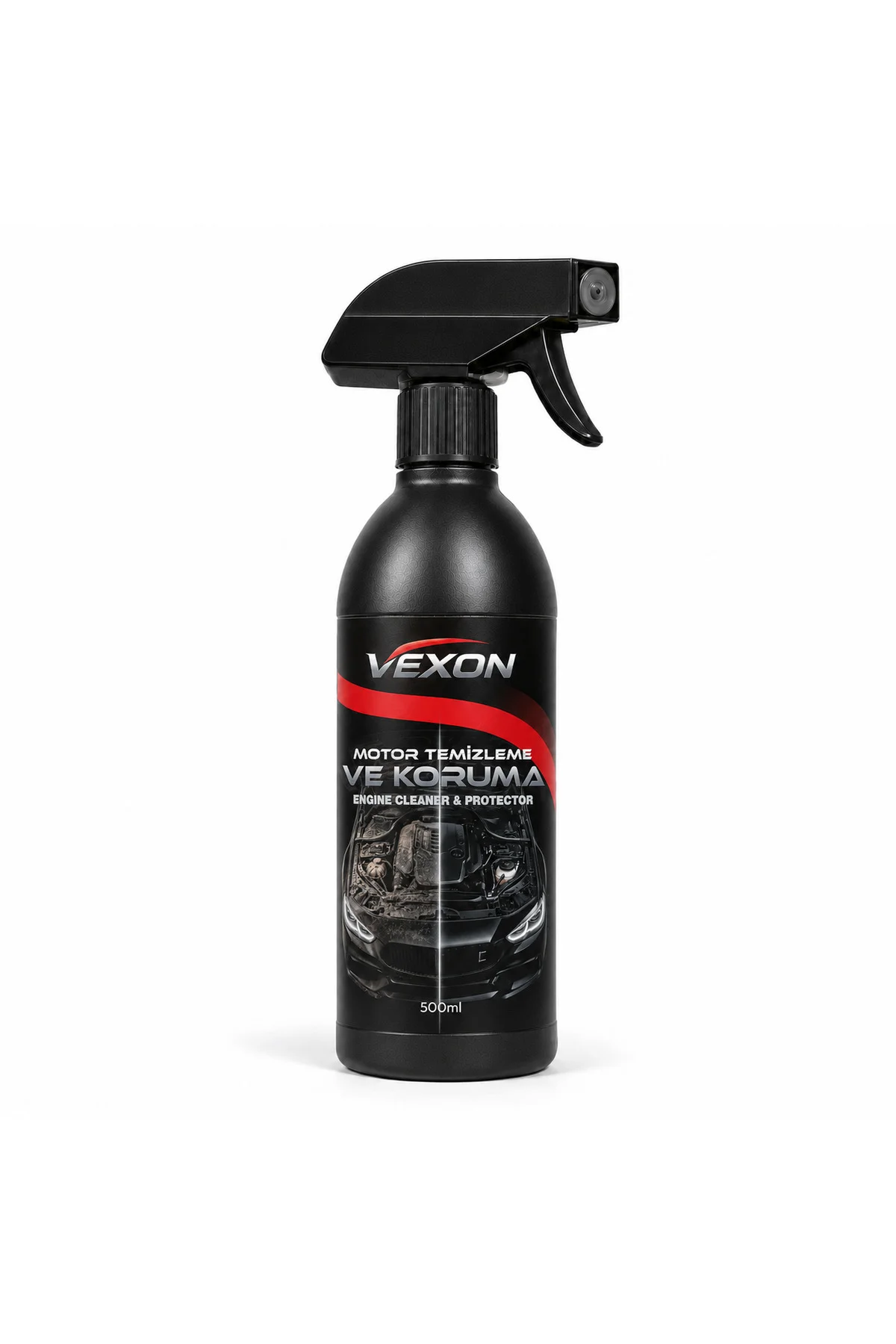 Motor Temizleyici ve Koruyucu Güçlü Etkili 500 ml – Yağ ve Kir Sökücü Motor Bakım Ürünü