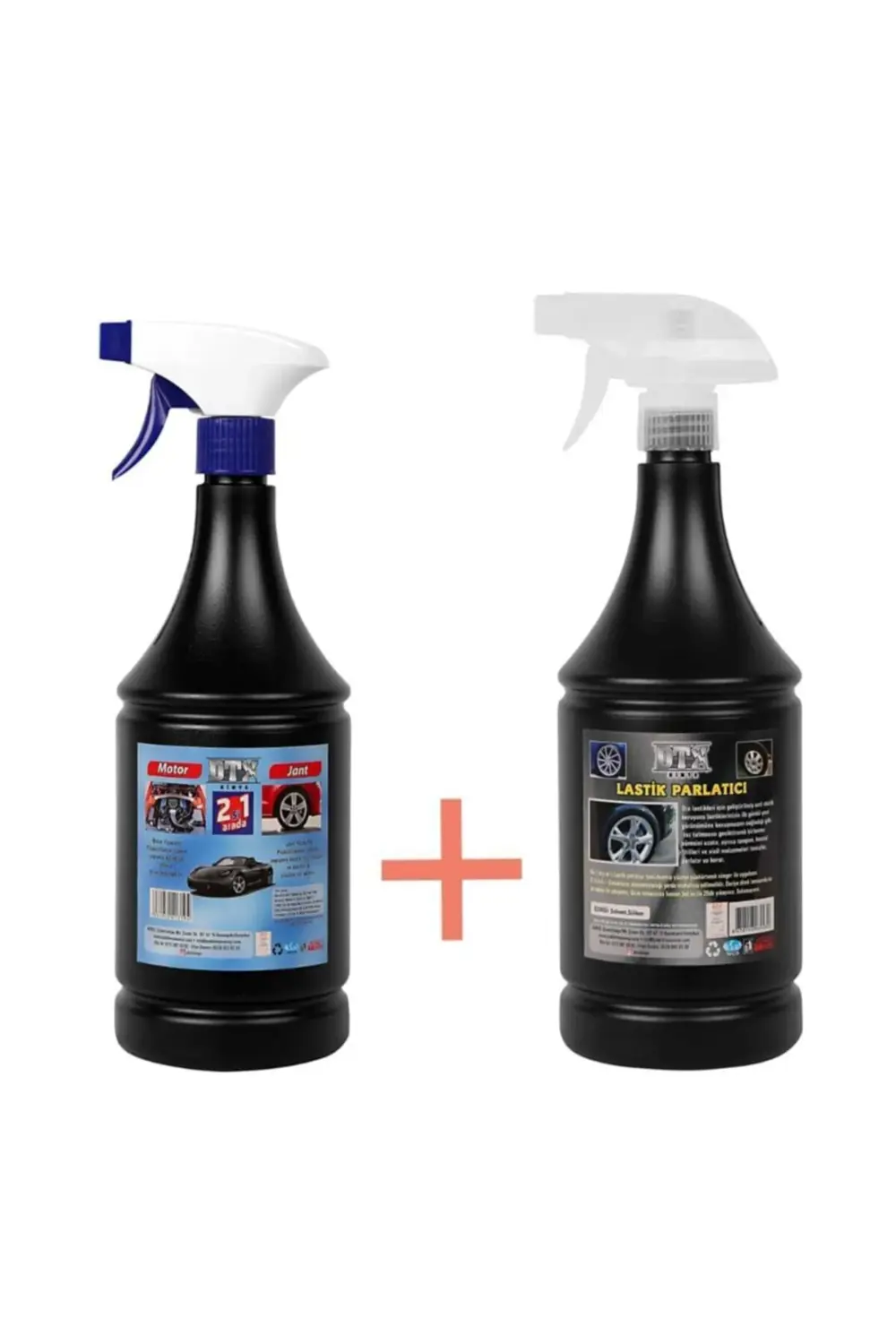 Motor Ve Jant Temizleme Ilacı Yağ Sök. Etkili 1 Lt & Lastik Parla