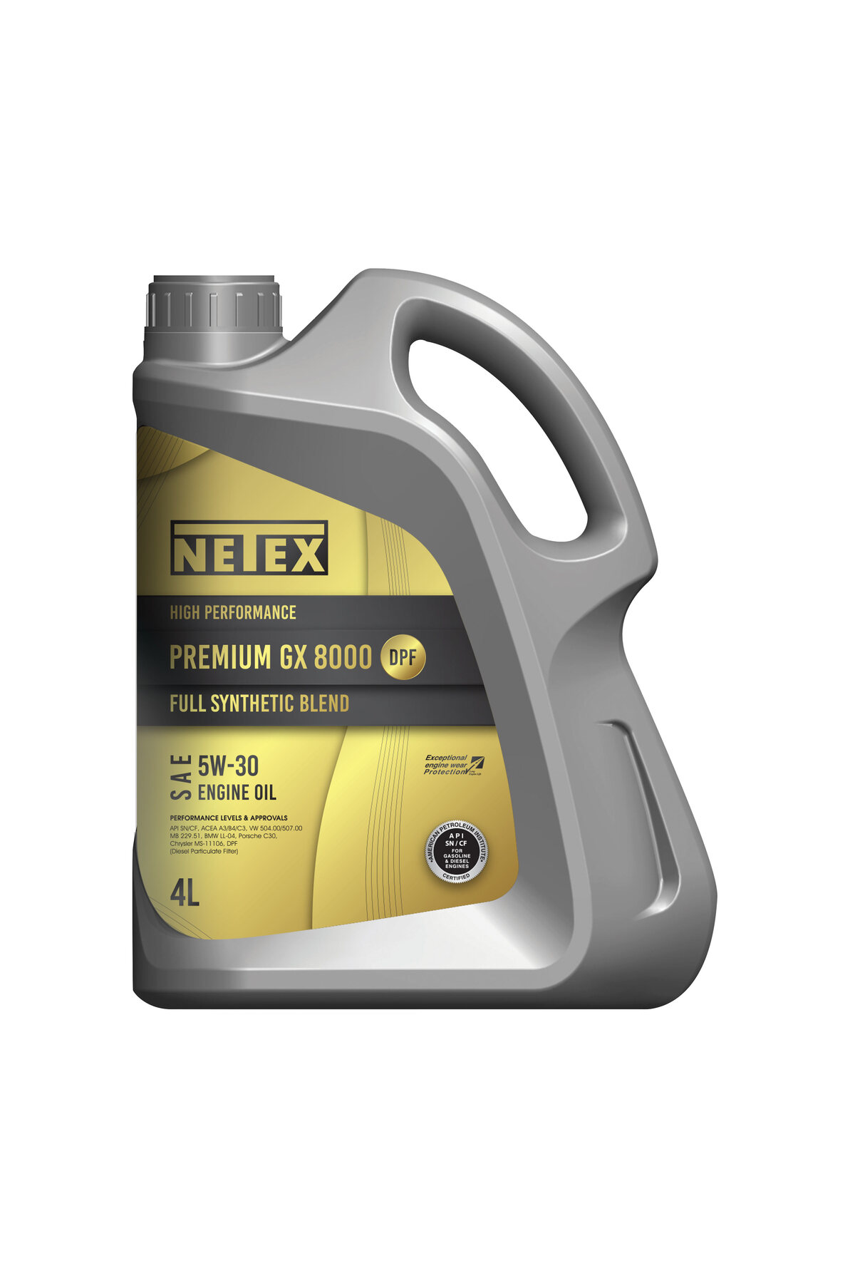 Netex Motor Yaği Synthetic Blend 4 Lt. 5W-30 Dpf ( Dizel Partikül Filtr