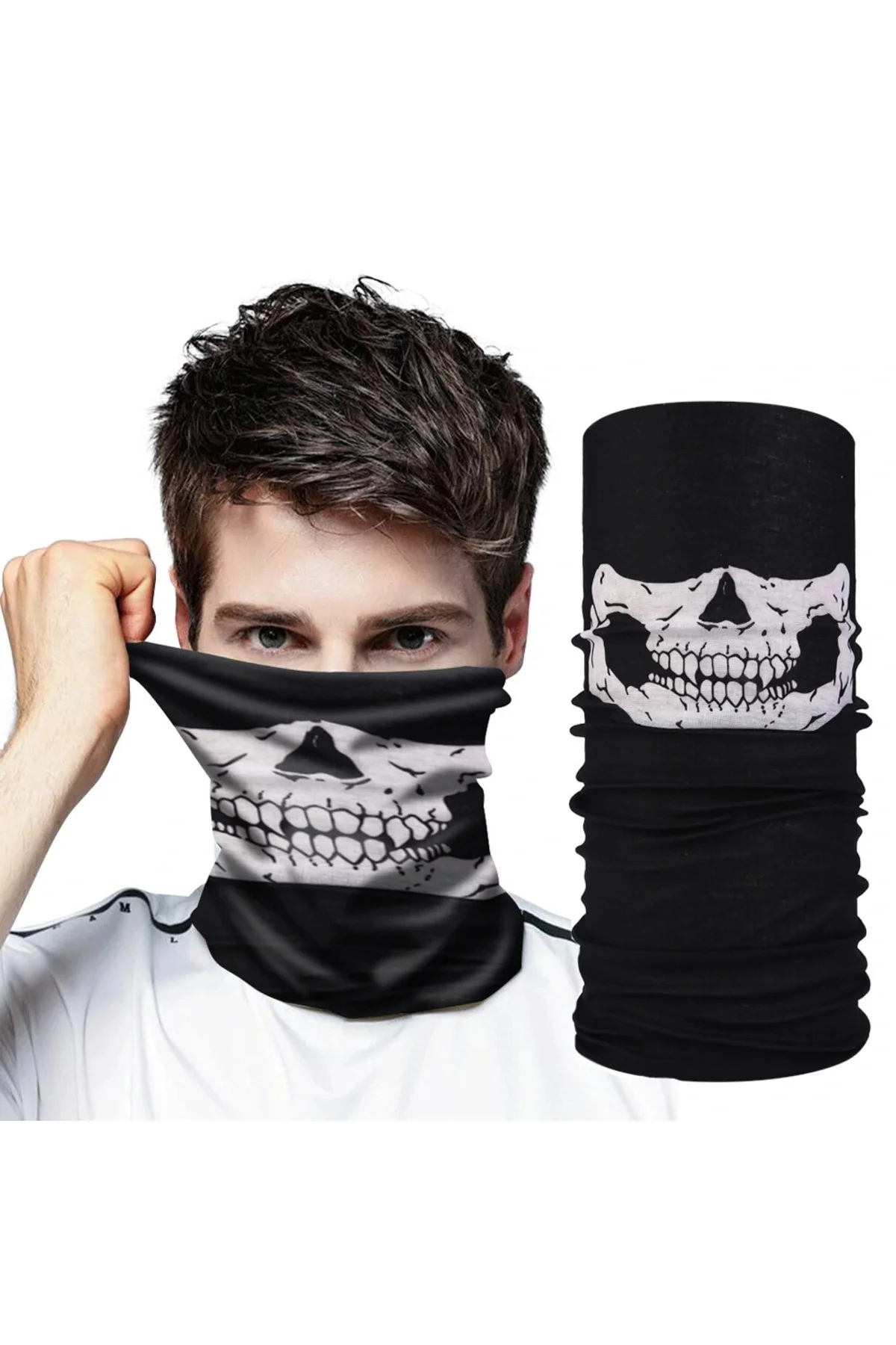 Motorcu Boyunluk Baf Buff Bandana 25X48 Cm Model 7 Motorcu Boyunluk Baf Buff Bandana 25X48 Cm Model 7