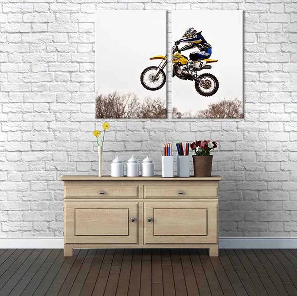 Motorcu Kanvas Tablo Motorcu Kanvas Tablo
