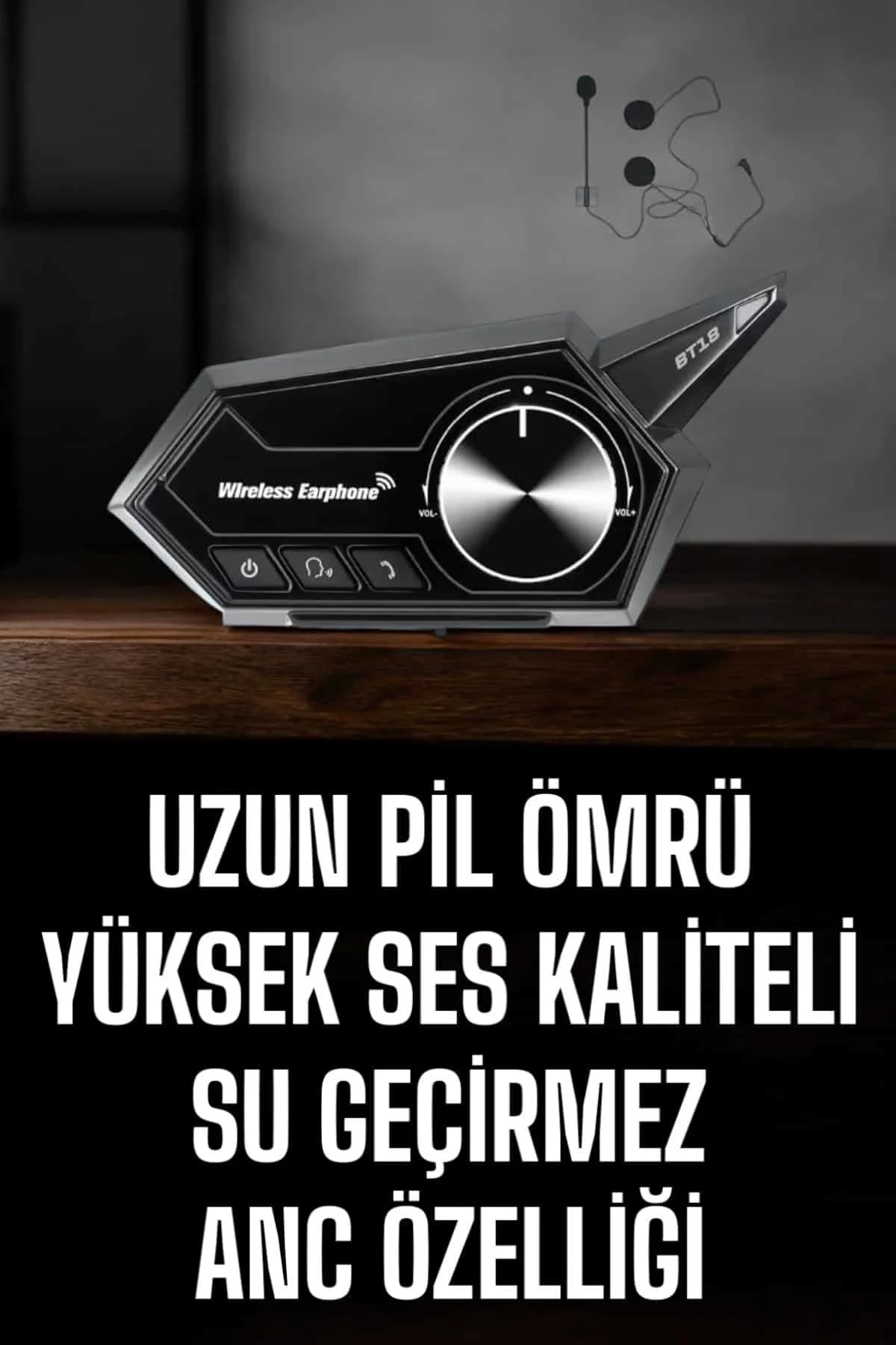 Motorcu Kulaklığı Kask Kulaklığı ANC Özelliği Sesli Görüşme Özelliği