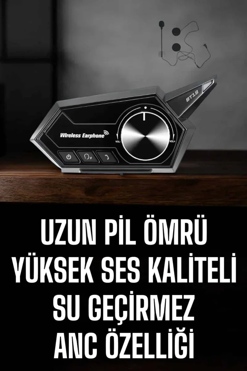 Motorcu Kulaklığı Kask Kulaklığı ANC Özelliği Sesli Görüşme Özelliği