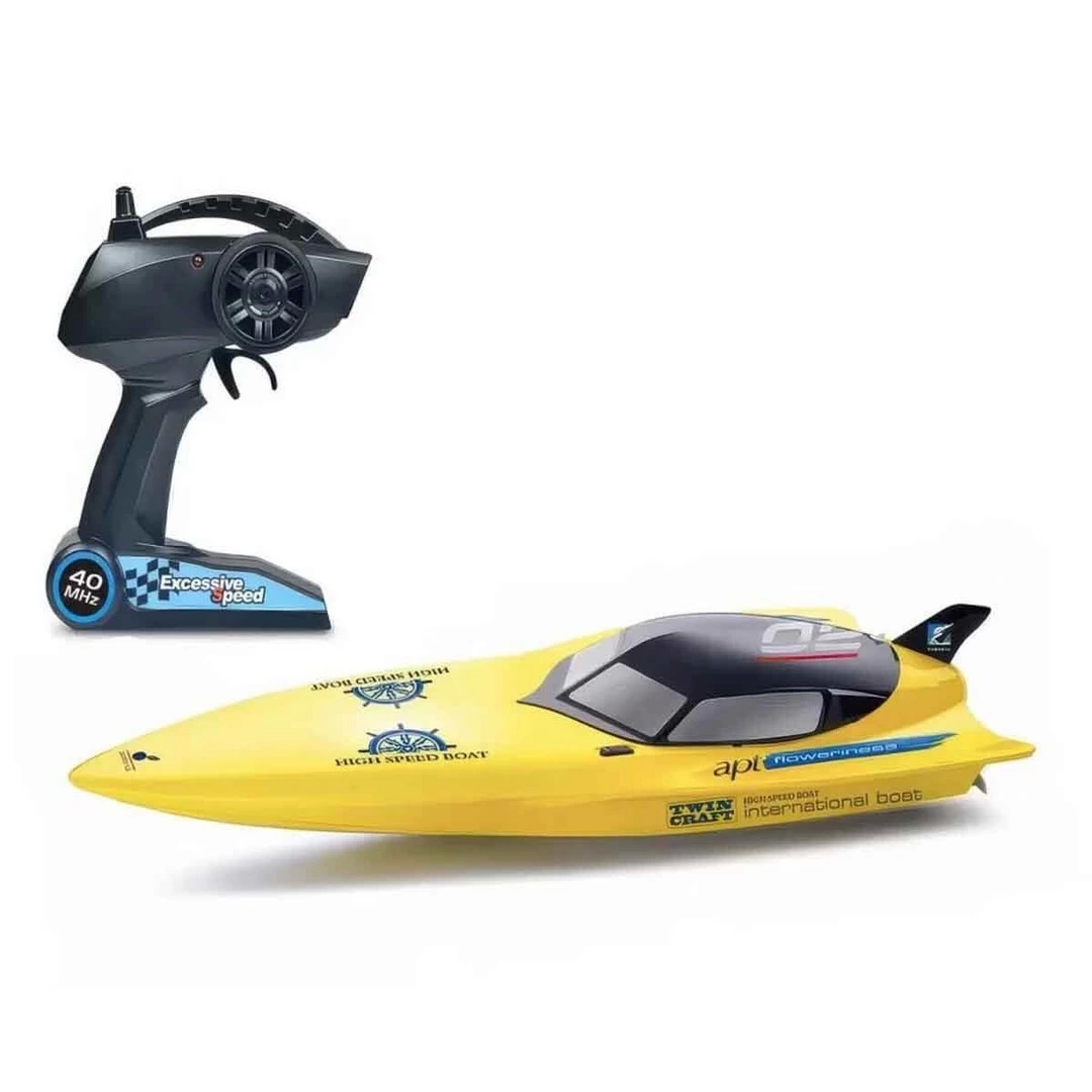 Motorlu USB Şarjlı Uzaktan Kumandalı Yarış Teknesi 74 cm