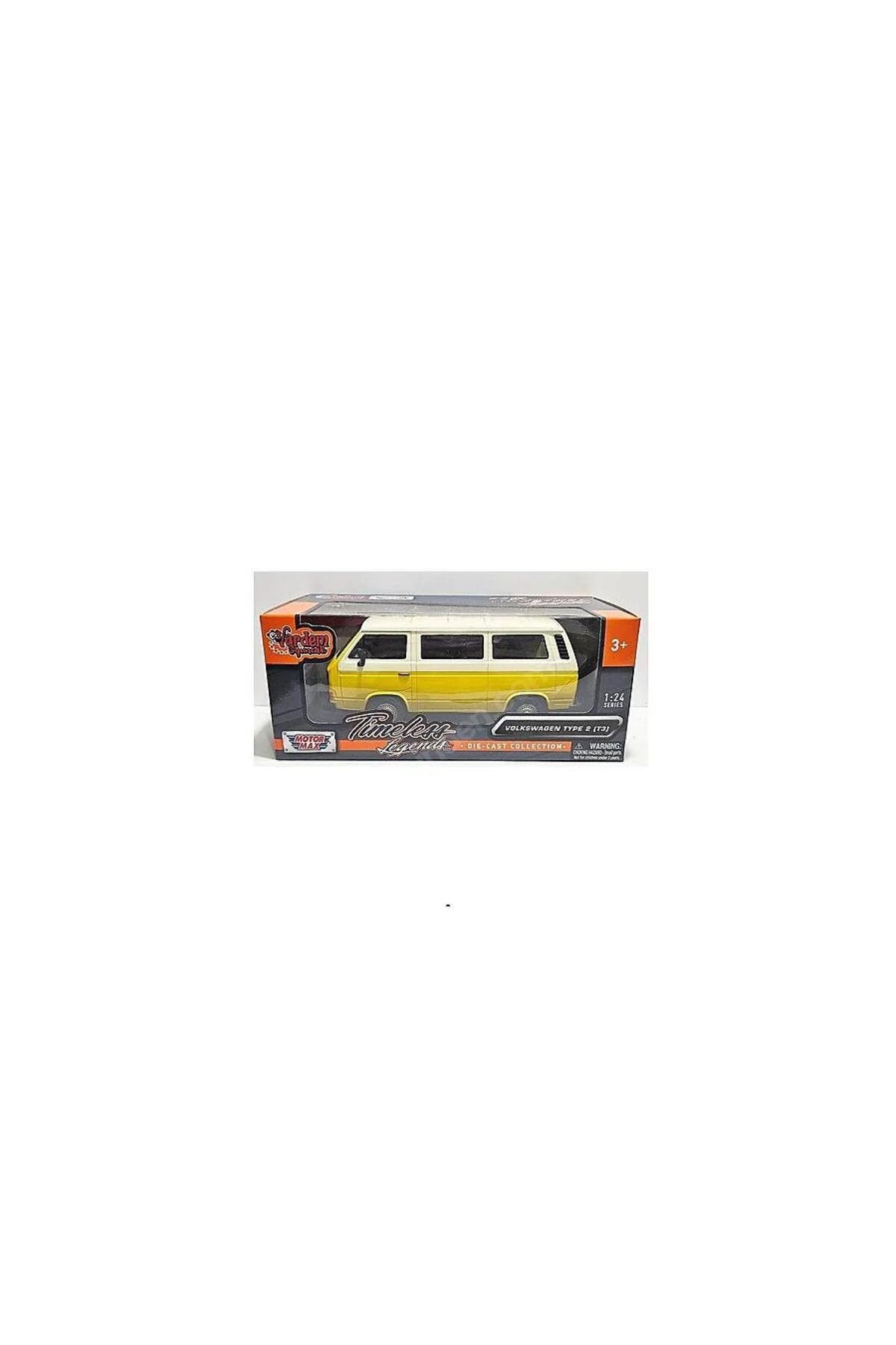 Motormax Volkswagen Type 2 (T3) Van Beige "Timeless Legends" Seri