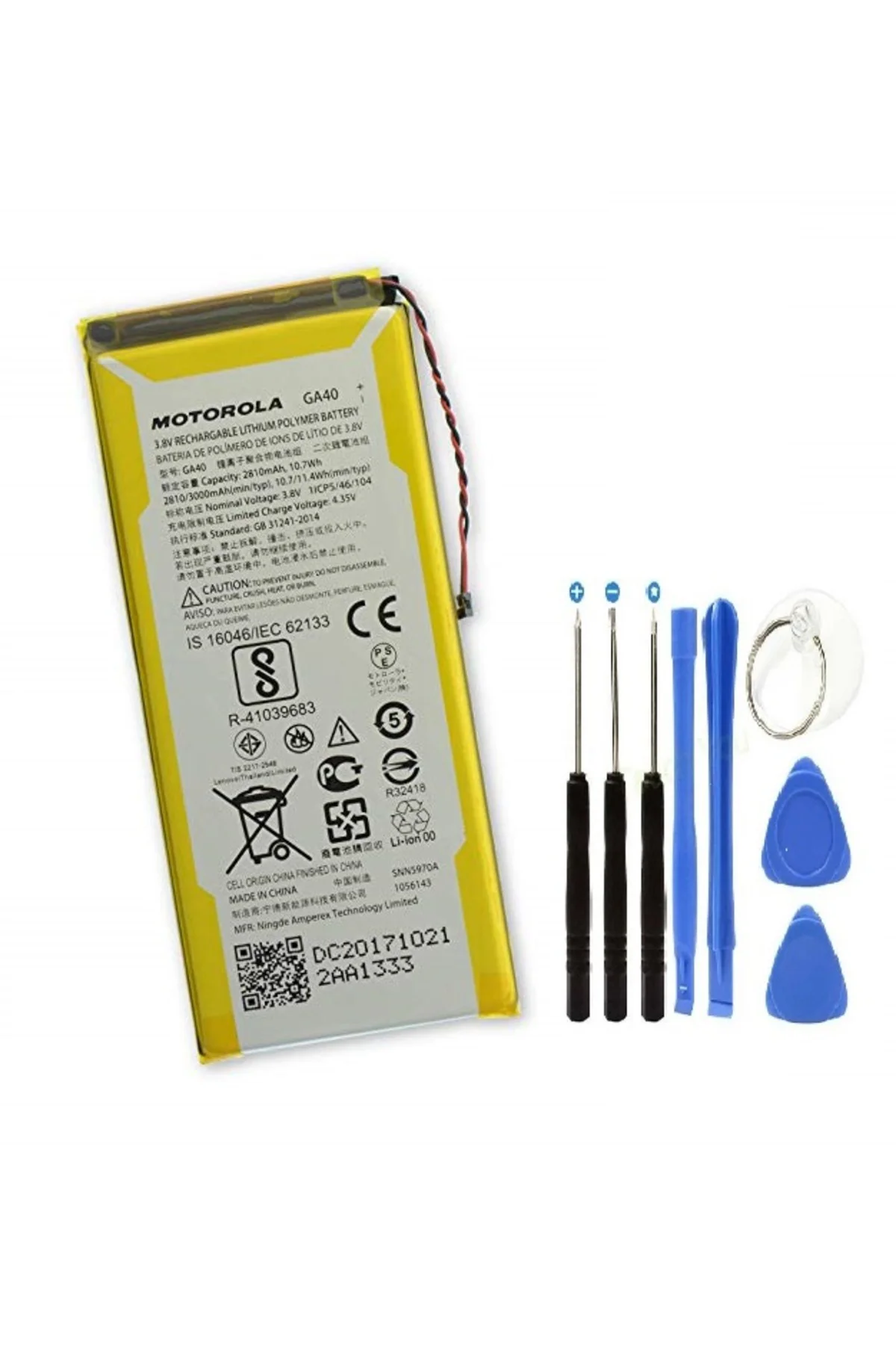 Motorola G4 XT1625-XT1622 Pil Batarya GA40 Tamir Seti(KUTU ÇIKMASI)