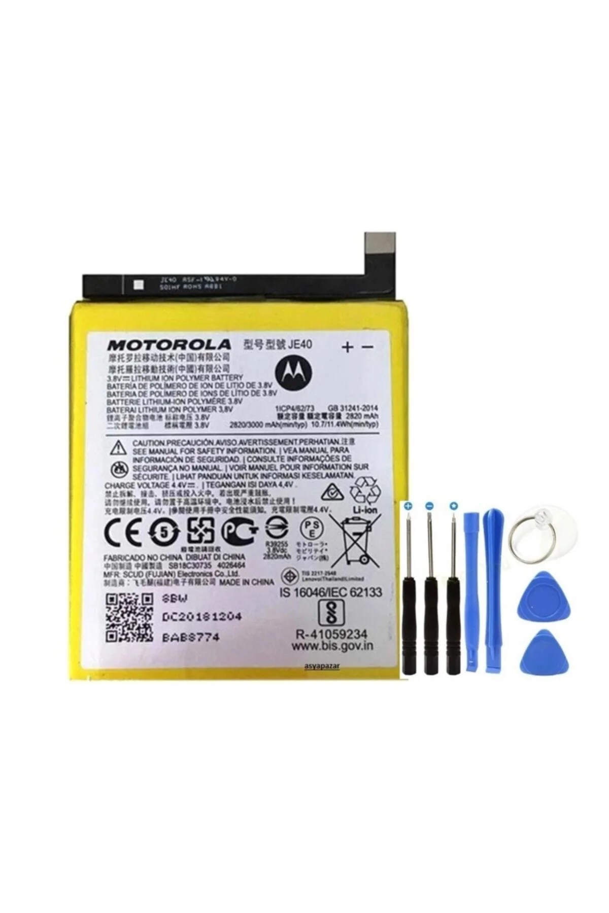 Motorola G7 Play Xt1941 Je40 Pil Batarya Ve Tamir Seti