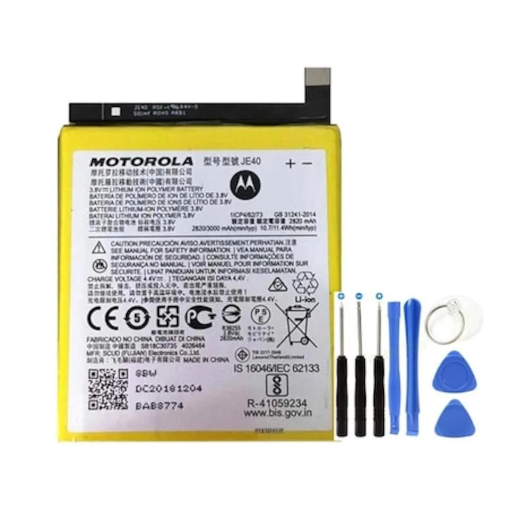 Motorola G7 Play Xt1941 Je40 Pil Batarya ve Tamir Seti